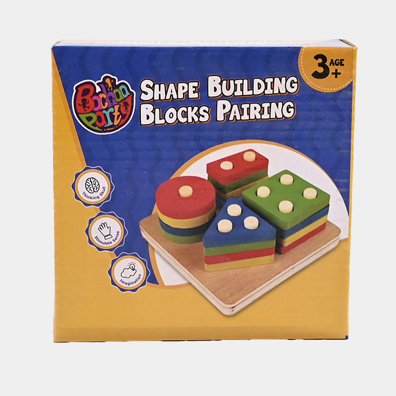 Multi Shape Building Blocks Wooden Toy - Image 5