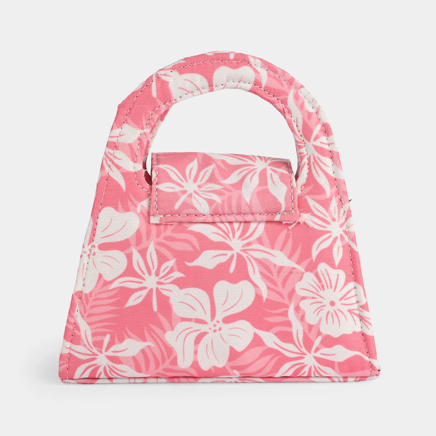 Kid's Fashion Hand Bag (Floral) - Pink & White - Image 4