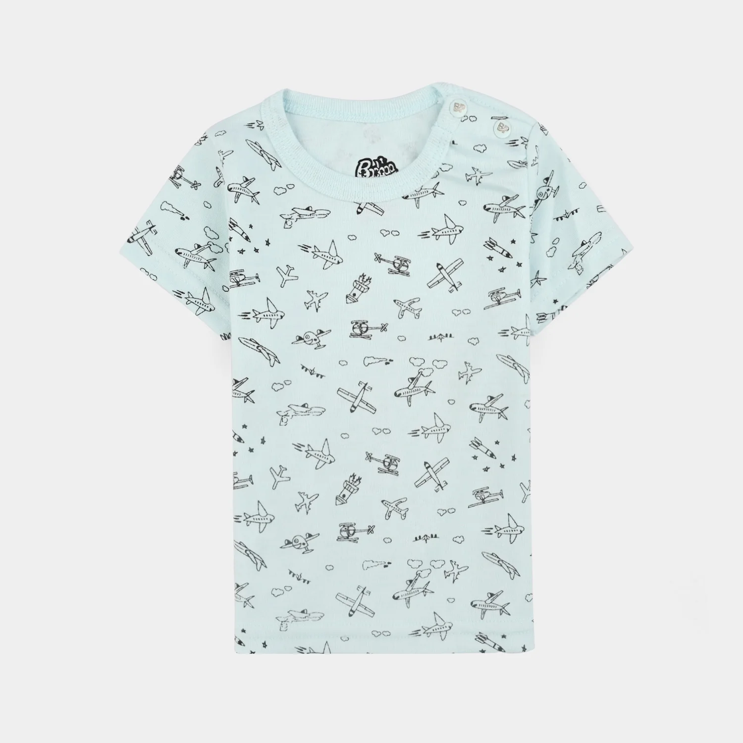 Infant Unisex Cotton Short Sleeve T-Shirt Set Pack of 3 - Image 2