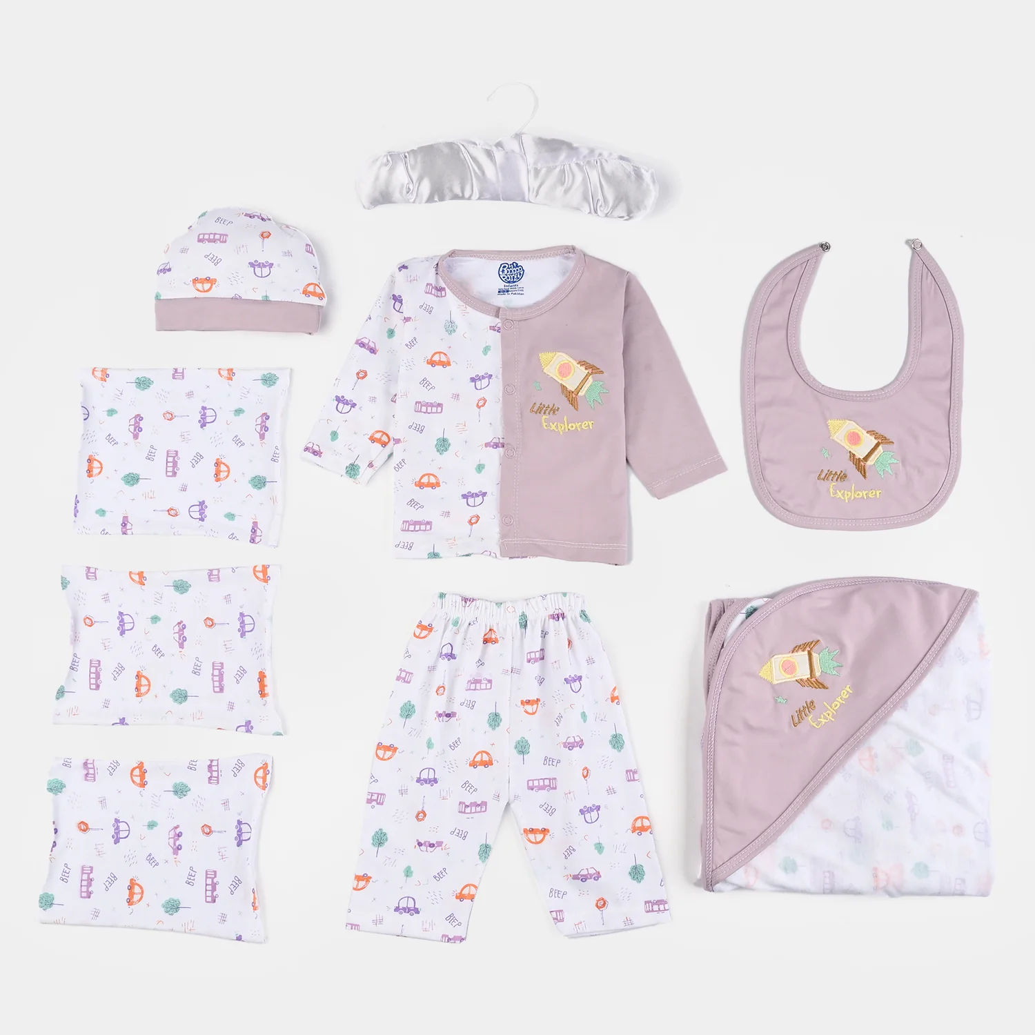 Baby Infant Starter Set 7PCs - Purple