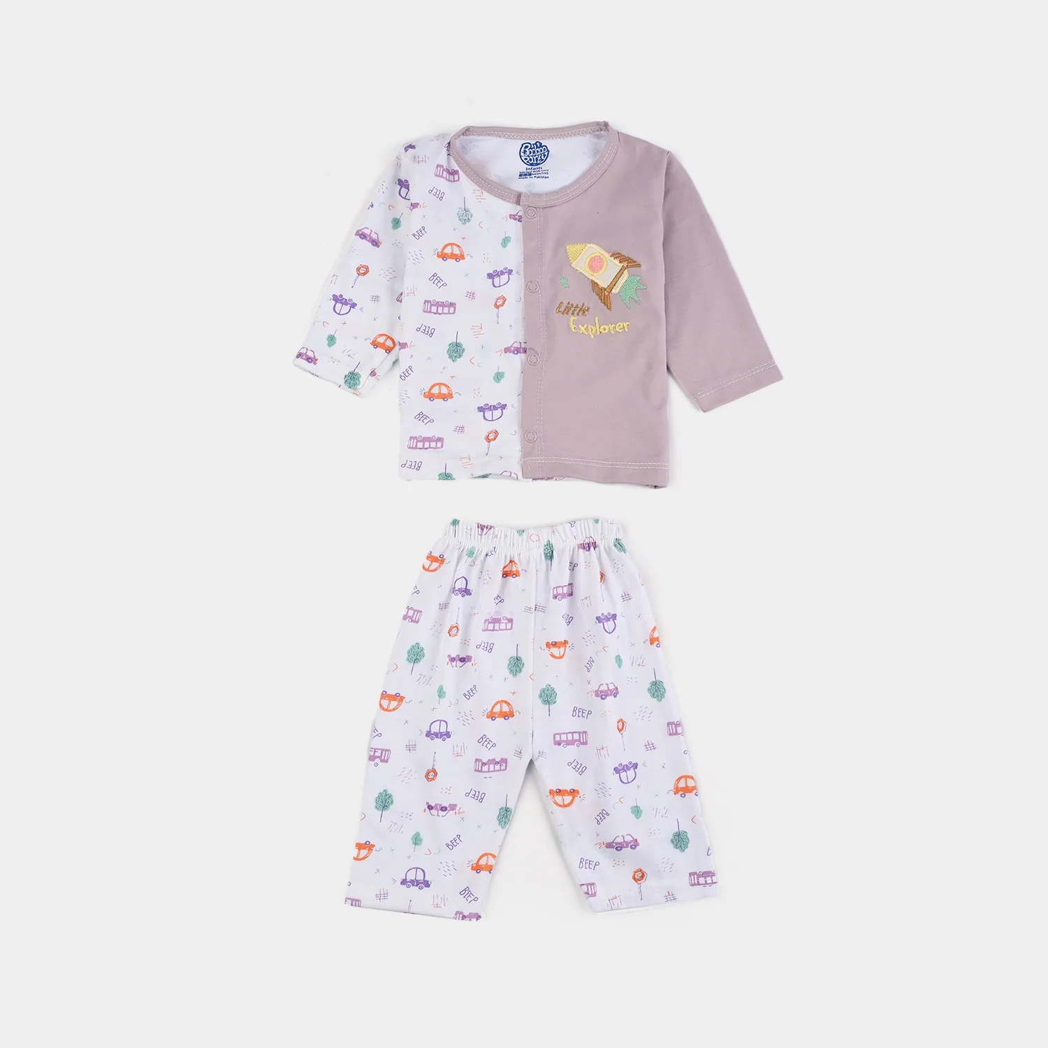 Baby Infant Starter Set 7PCs - Purple - Image 2