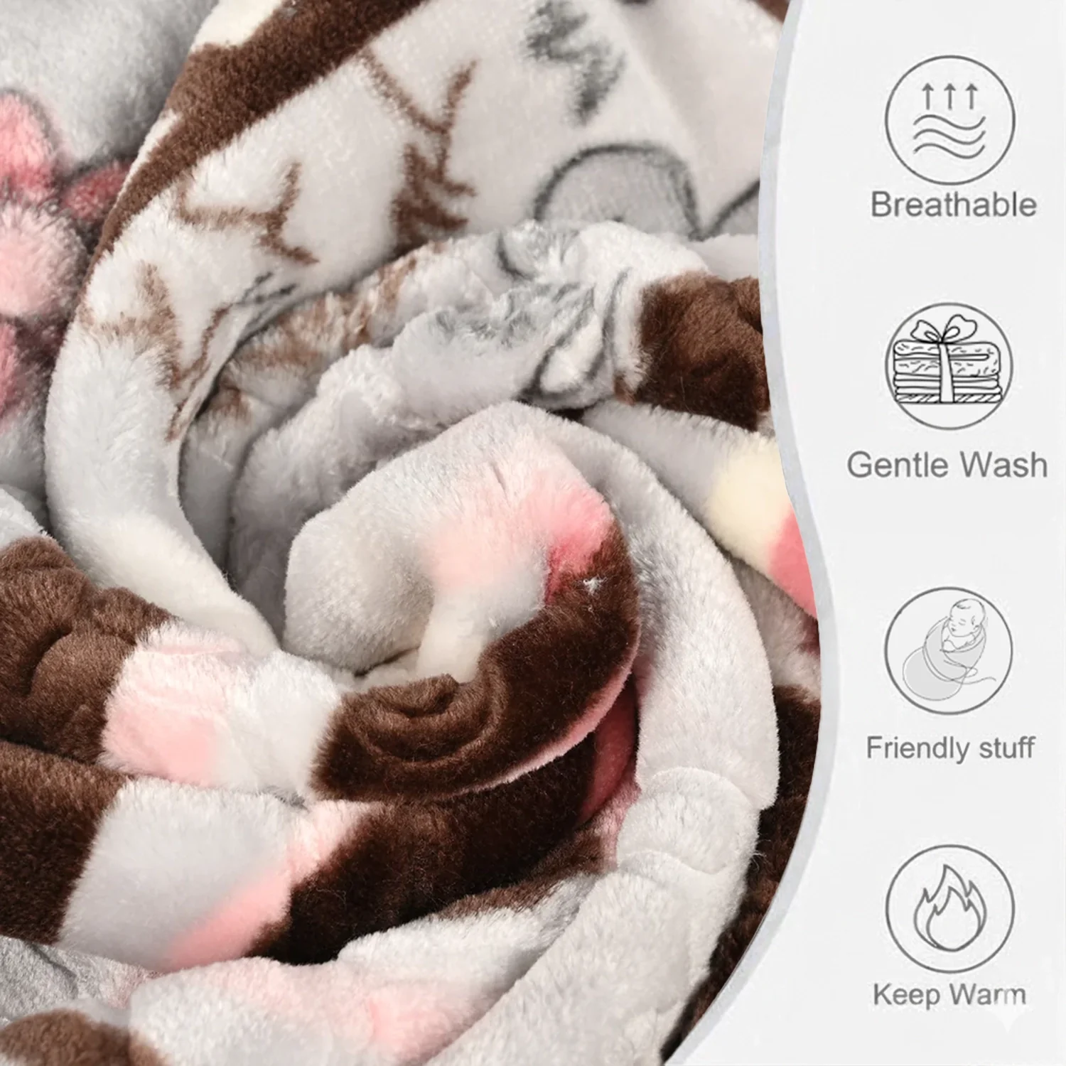 Baby Blanket Embossed Design | 80x110 - Image 2