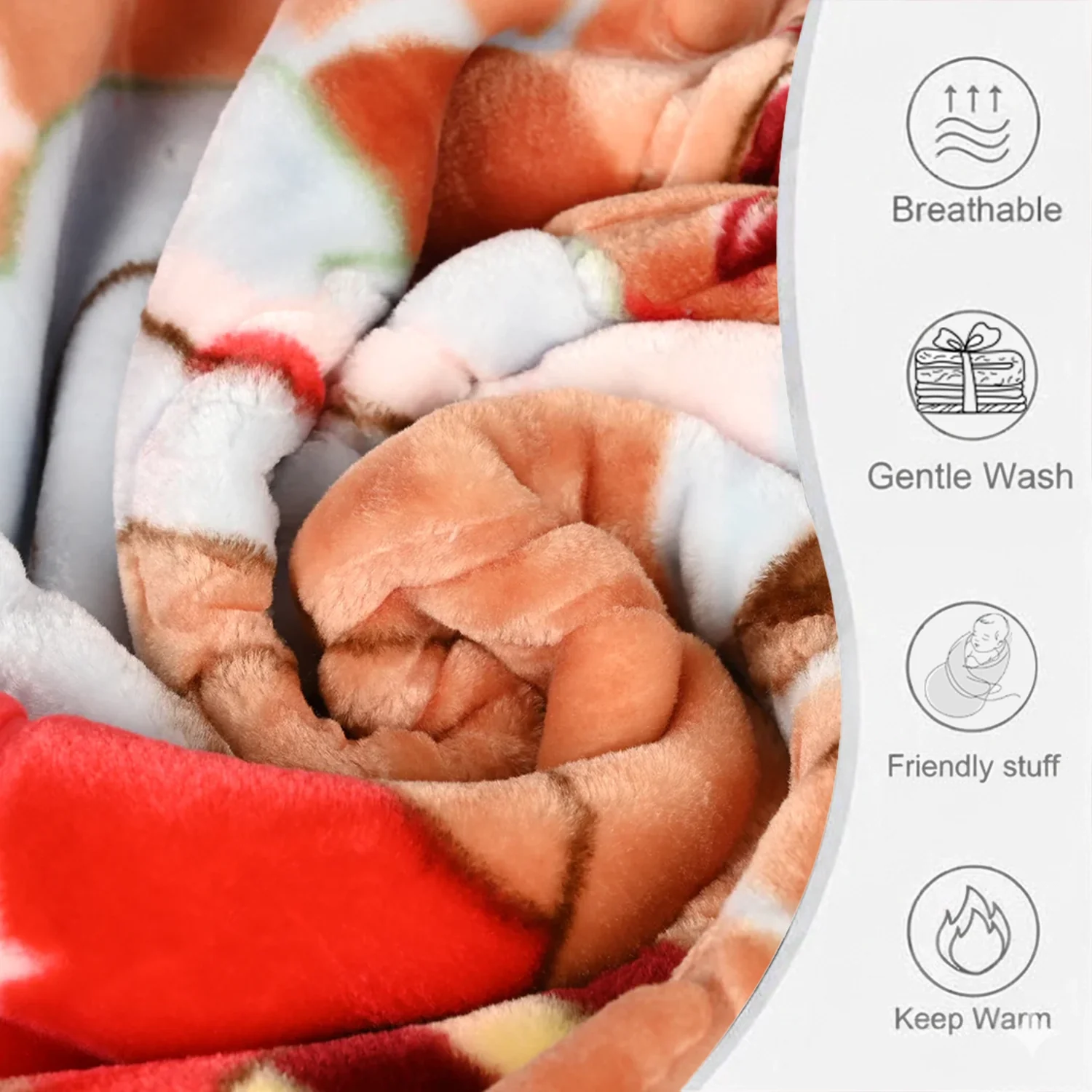 Baby Blanket Embossed Design | 80x110 - Image 2