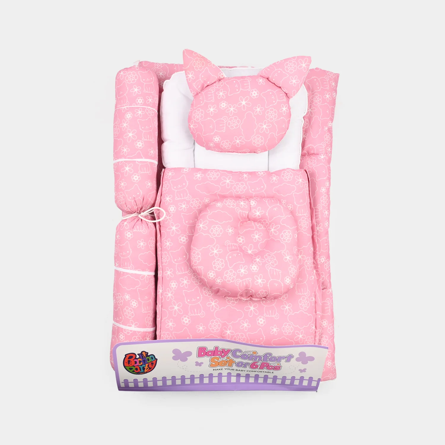 Baby Carry Nest/Bedding Set 6Pcs - Image 3