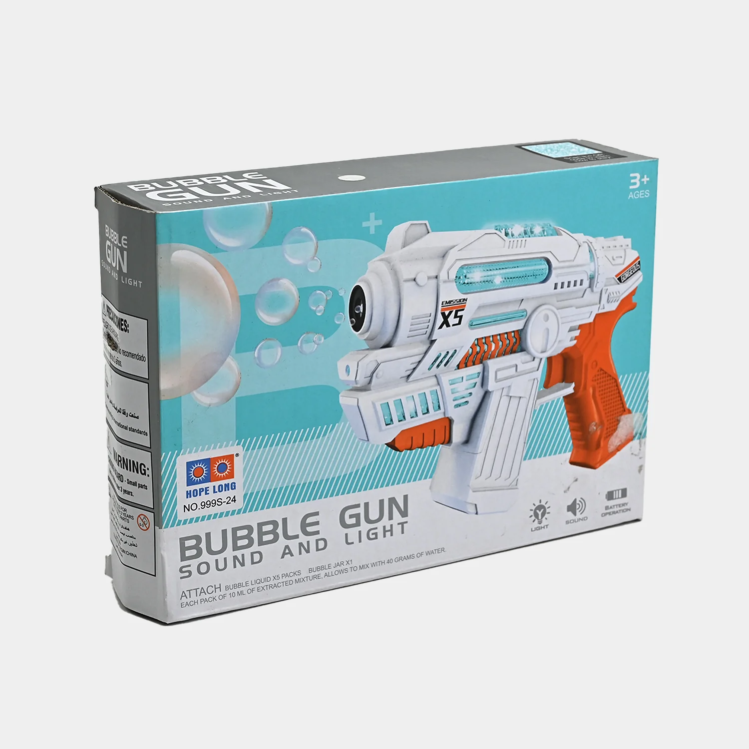 Bubble Blaster Toy with Sound & Light for Kids - Image 3