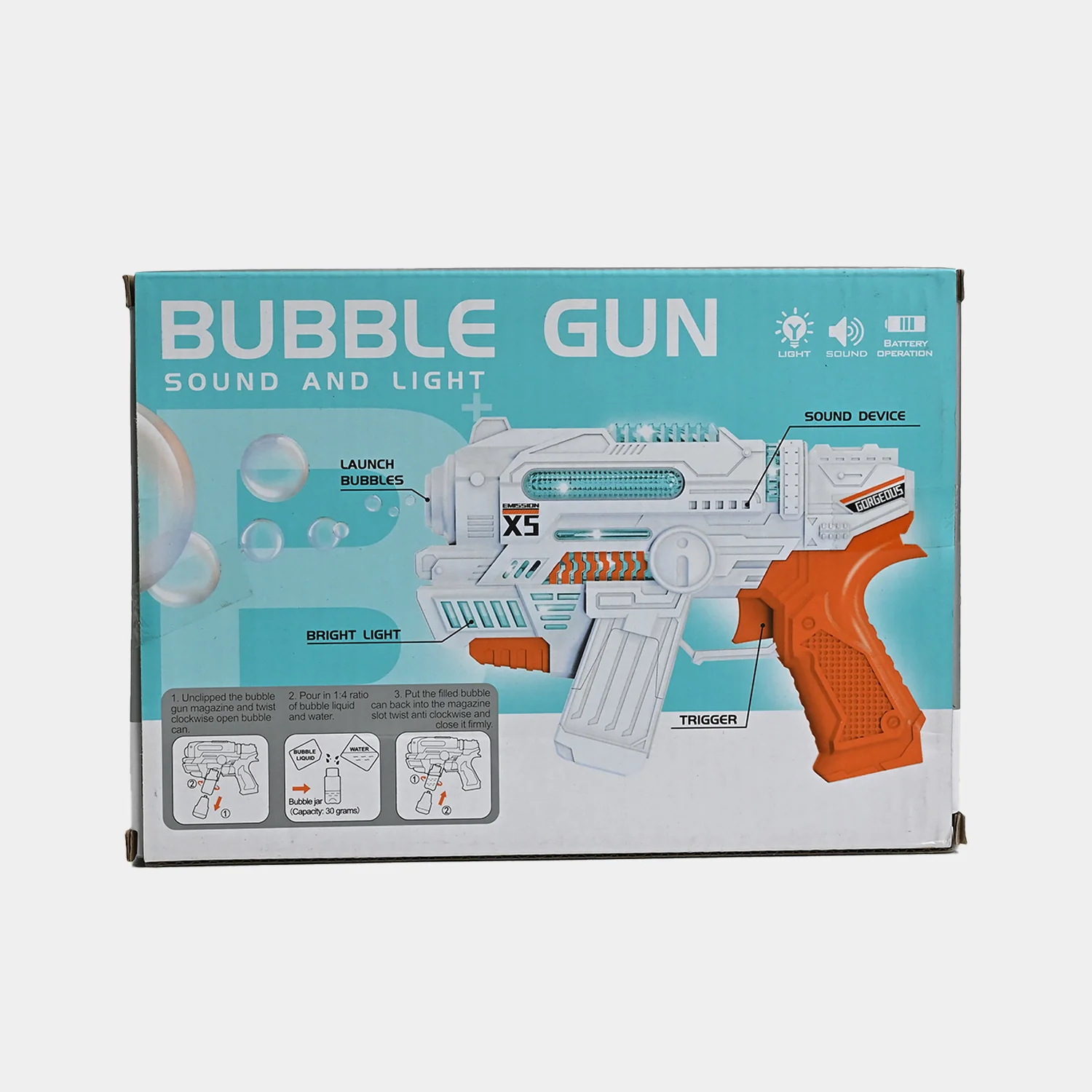 Bubble Blaster Toy with Sound & Light for Kids - Image 6