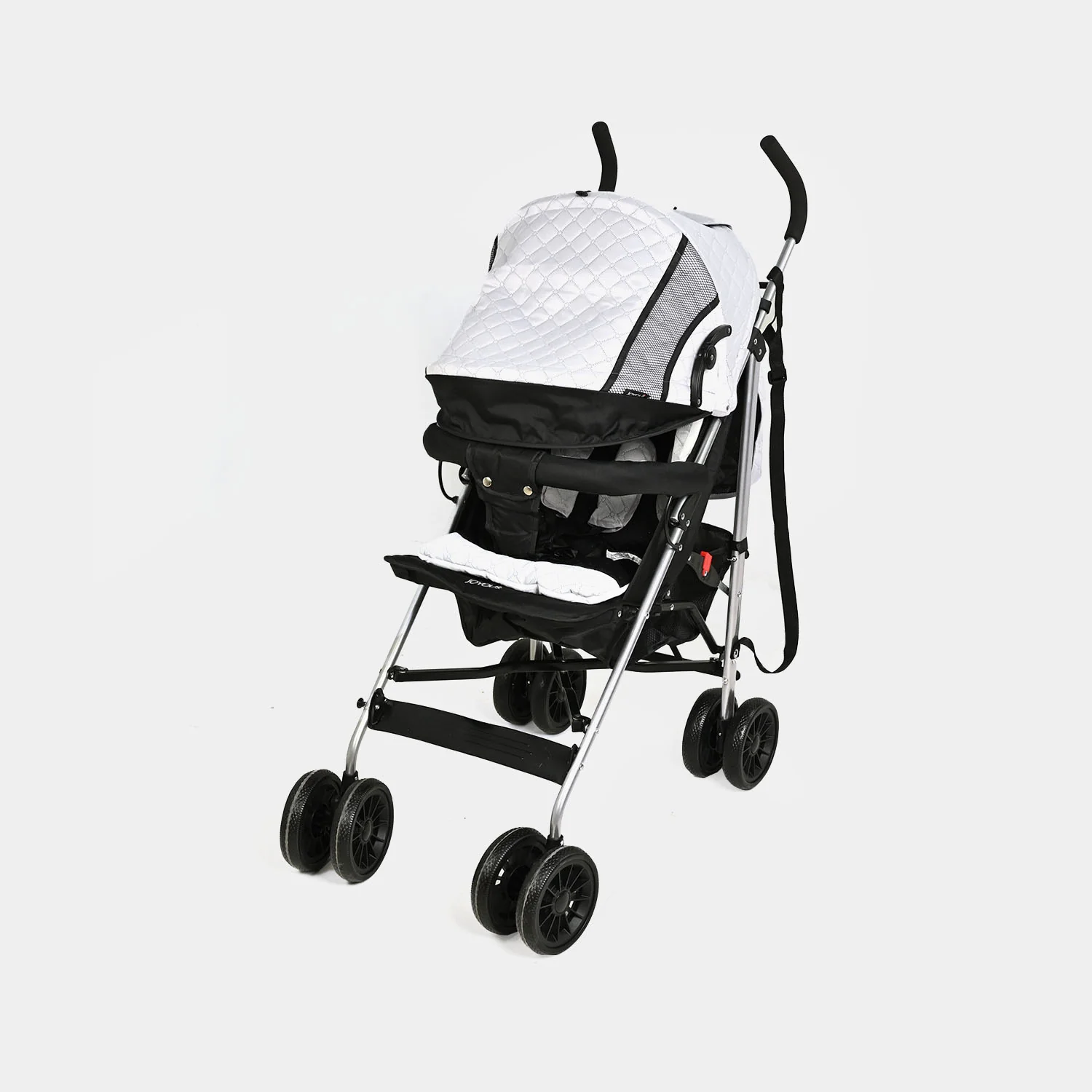 Foldable Travel Pram Stroller Buggy (Joyous) -HS807 Grey - Image 2