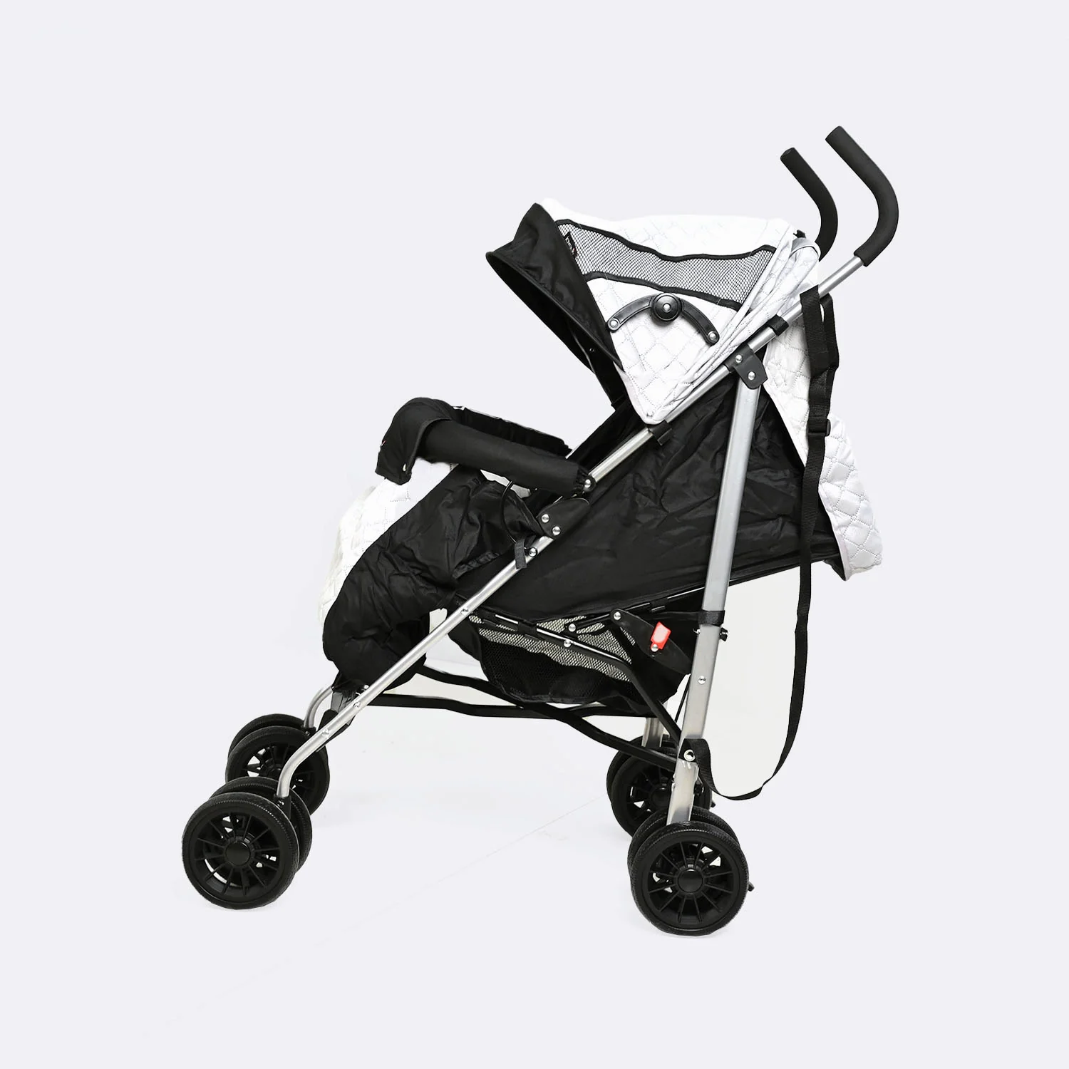 Foldable Travel Pram Stroller Buggy (Joyous) -HS807 Grey - Image 5