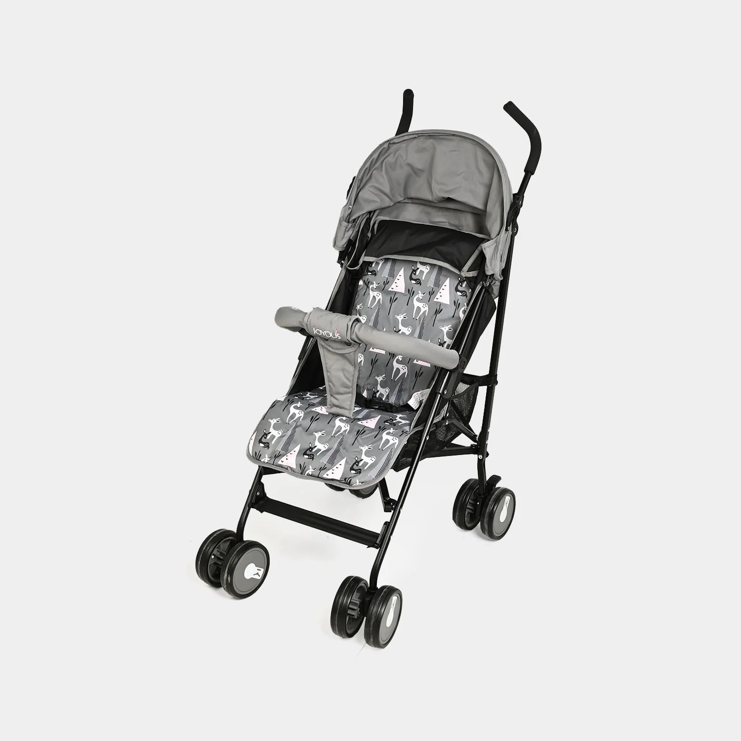 Baby Stroller Buggy (Joyous) -S107 Grey - Image 2
