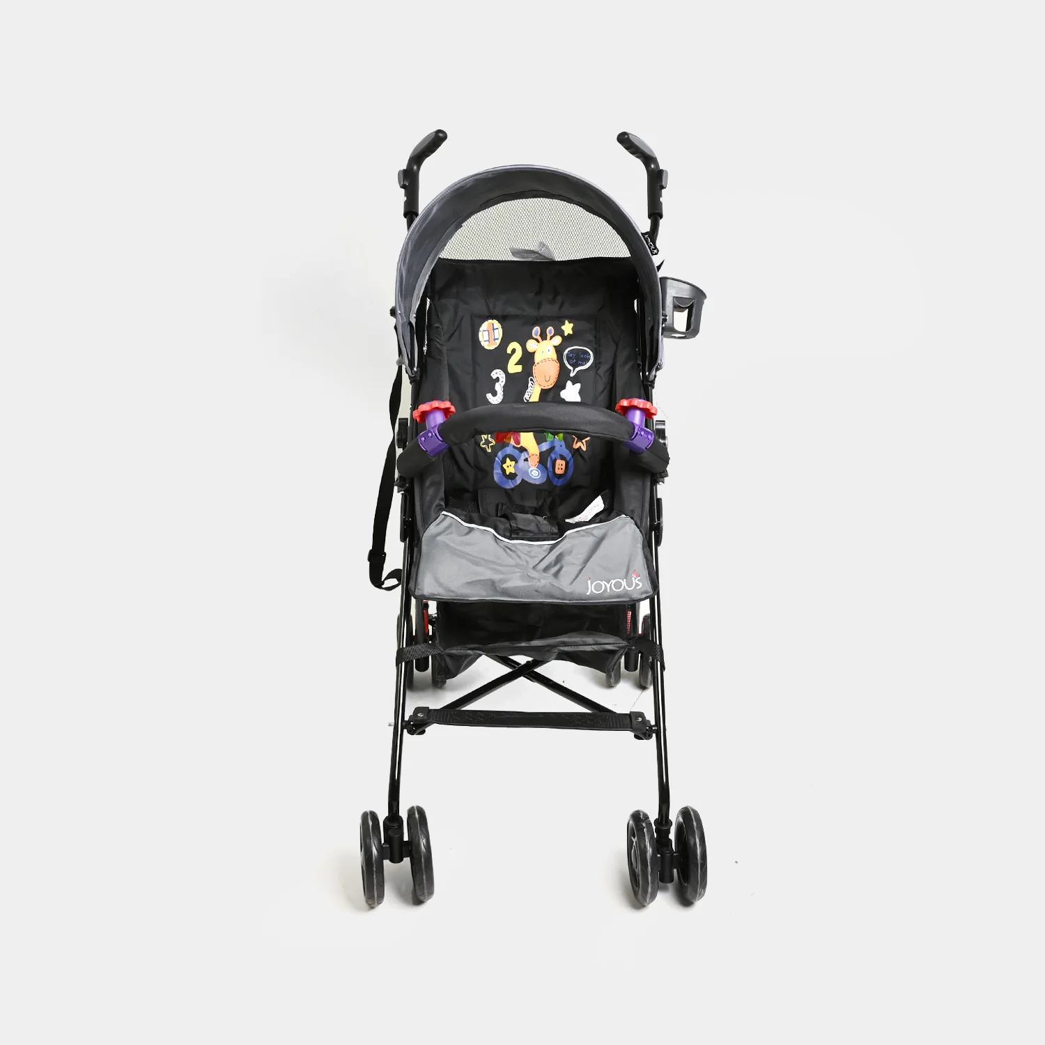 Baby Stroller Buggy (Joyous) -S306 Black - Image 6