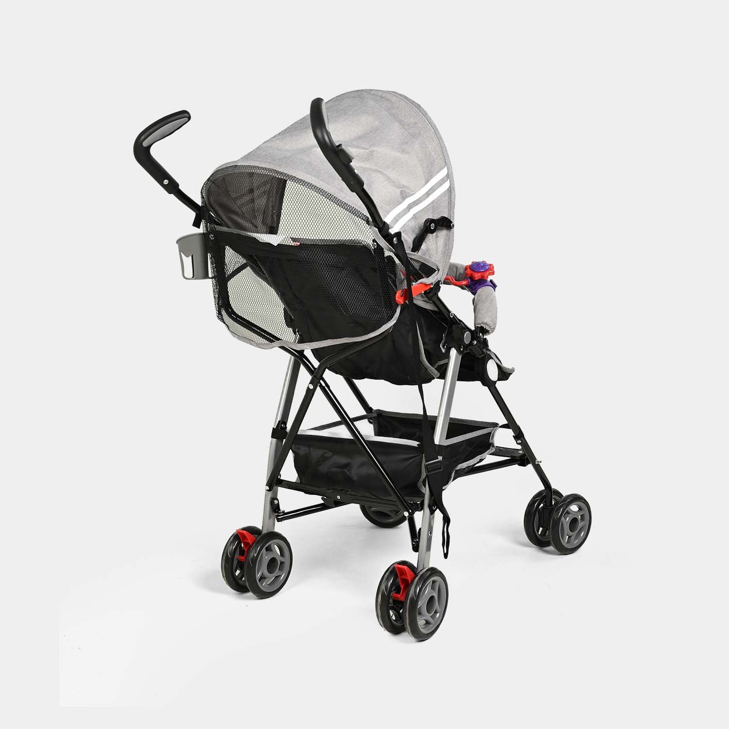 Baby Stroller Buggy (Joyous) -S306 Grey - Image 9