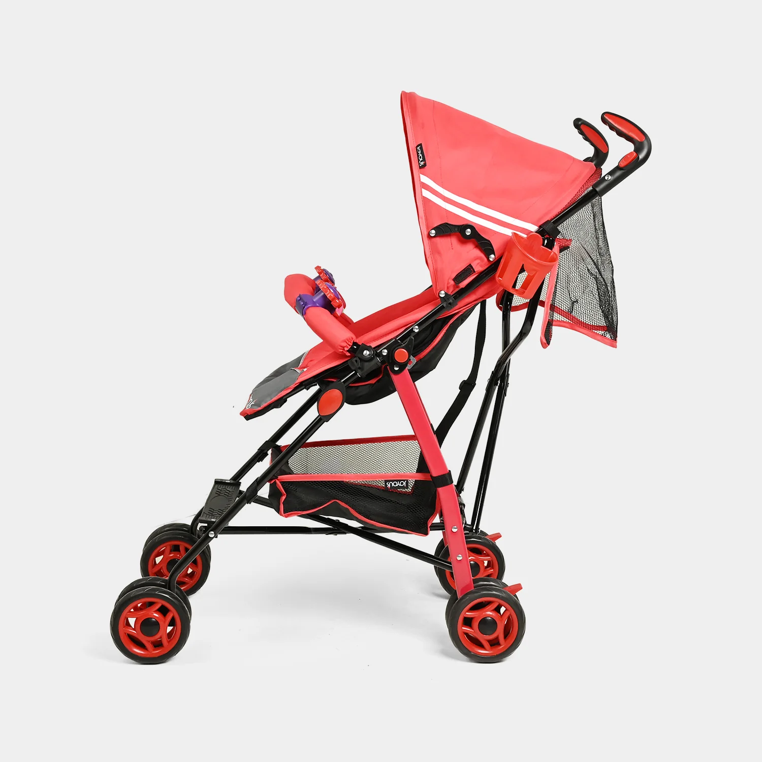 Baby Stroller Buggy (Joyous) -S306 Red - Image 7