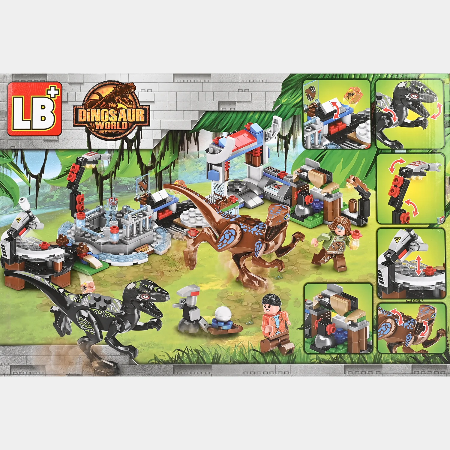 Dinosaur World Building Block Set - Image 4