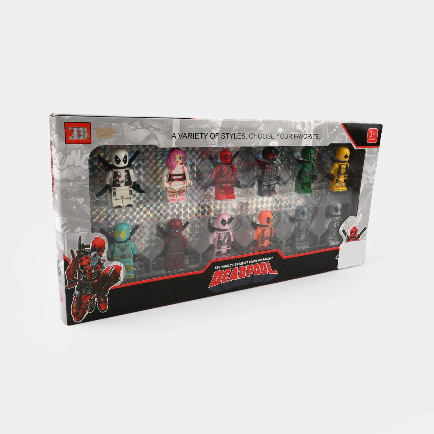 Colorful Ninja Warrior Building Block Figure Set - Image 3