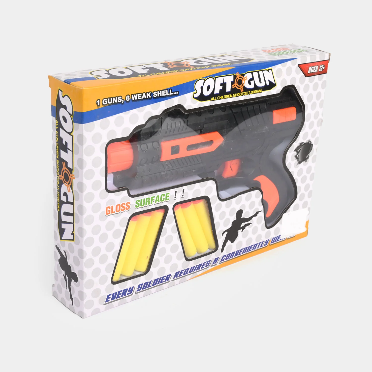 Soft Bullet Toy Gun with Foam Darts - Image 3