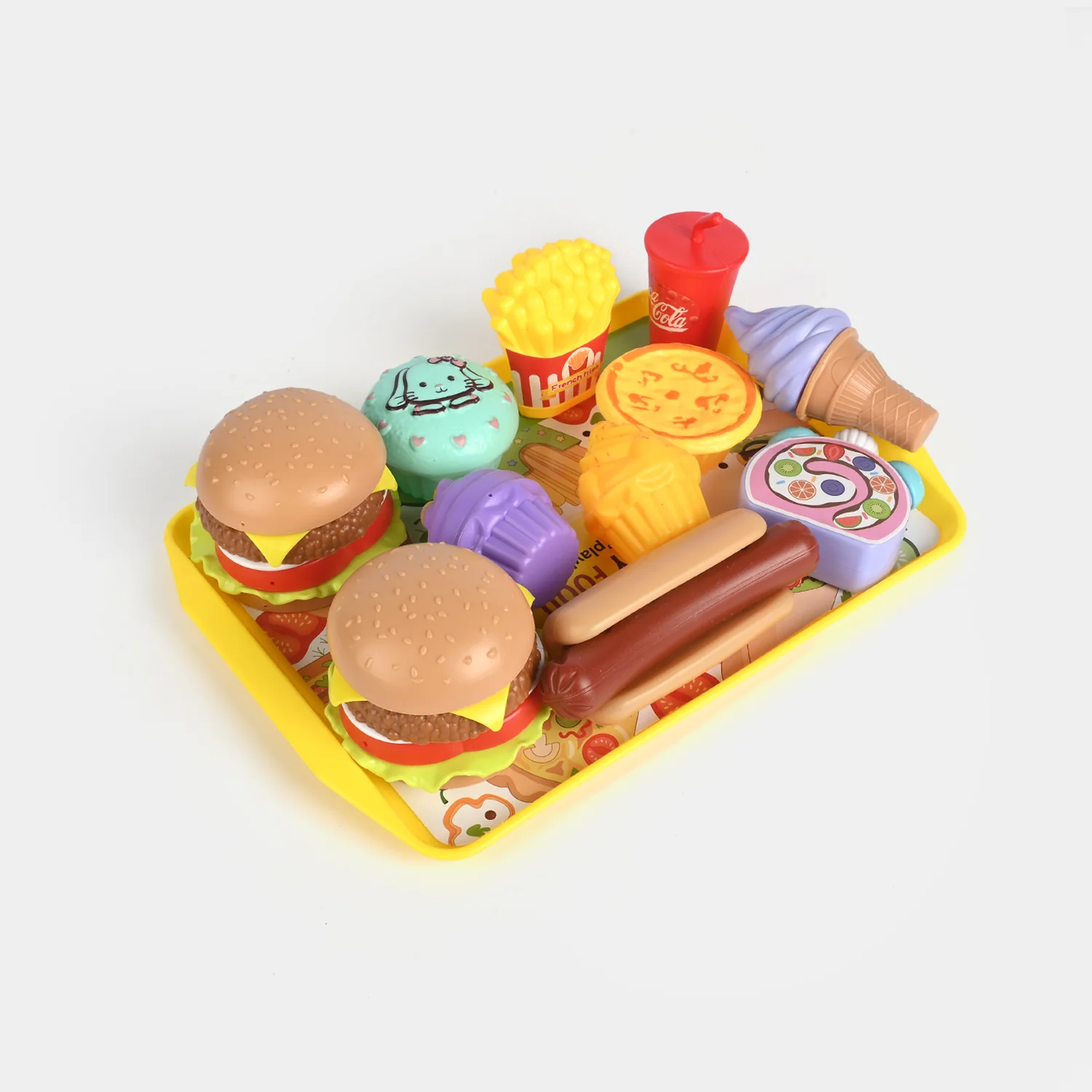Miniature Fast Food Play Set for Kids
