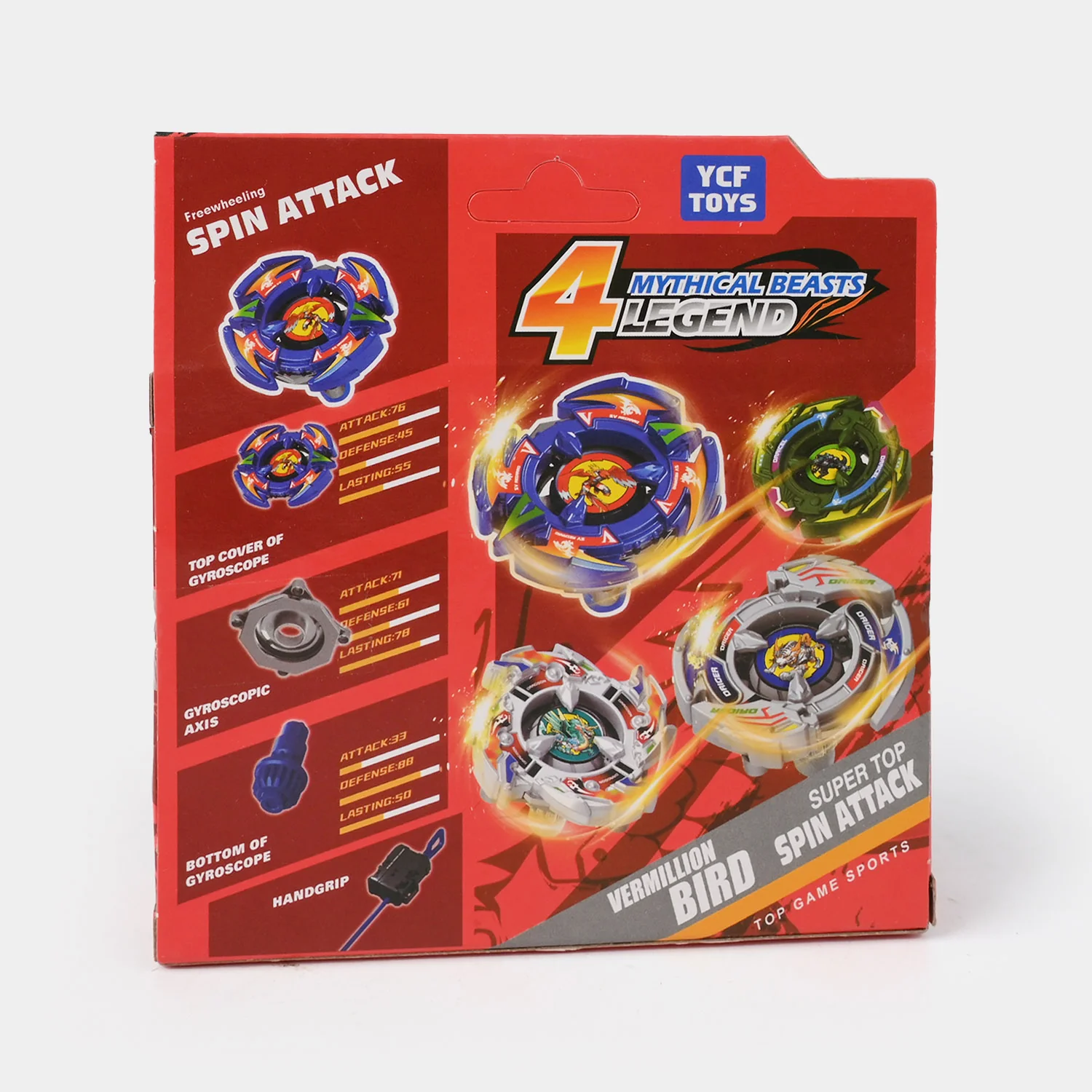 Burst Alloy Gyro With Launcher For Kids - Image 6