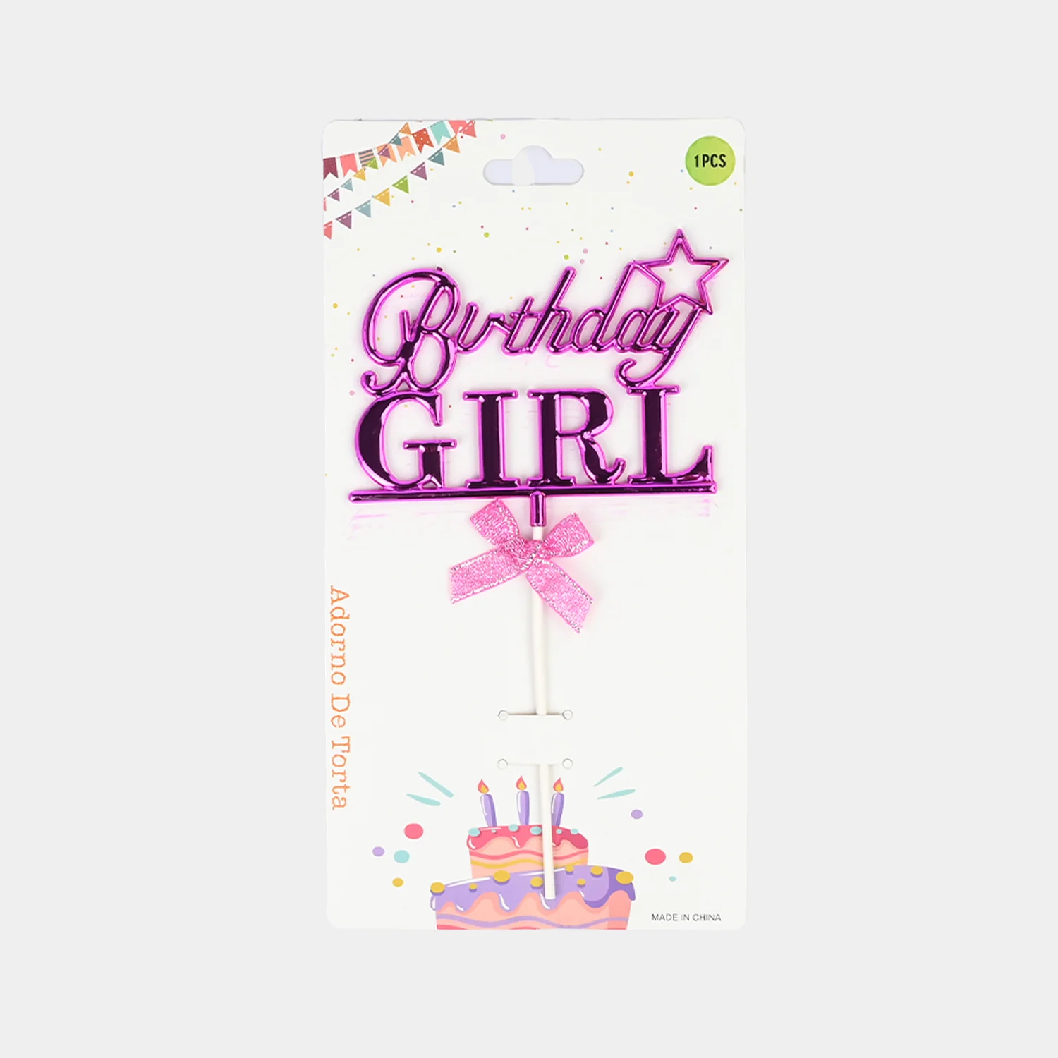 Birthday Girl Cake Topper - Image 3