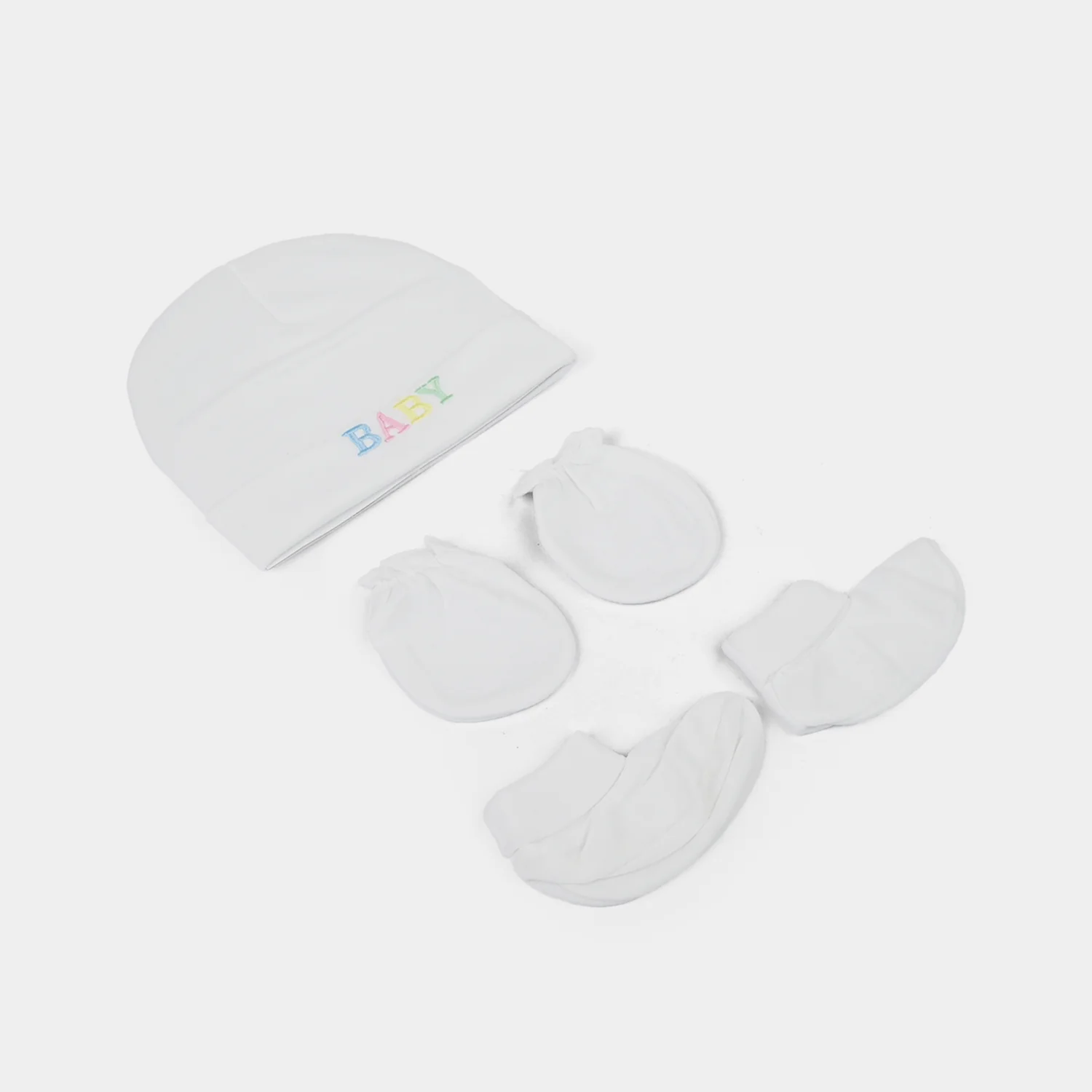Baby Cap+Mitten+Socks Set - Image 2