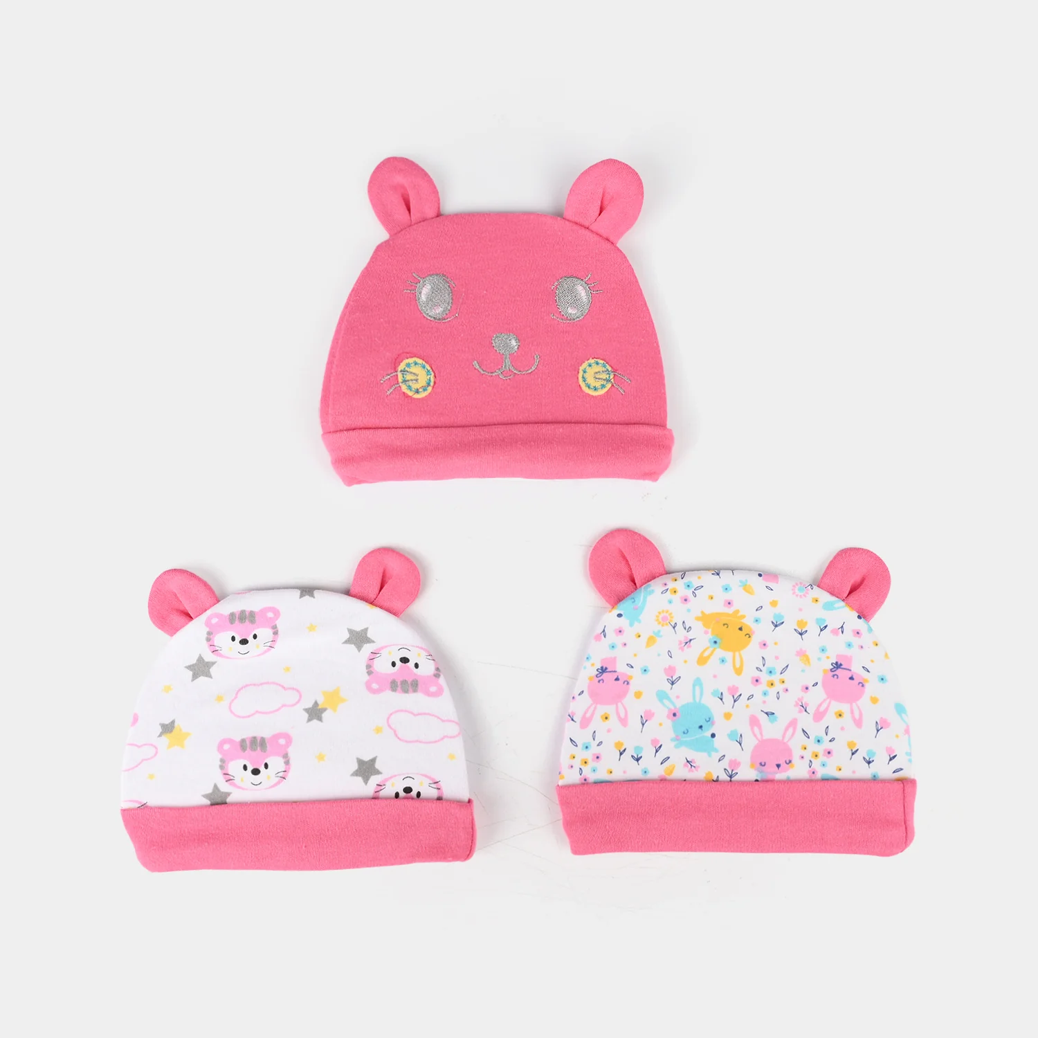 Baby Cap/Hat Set | 3Pcs