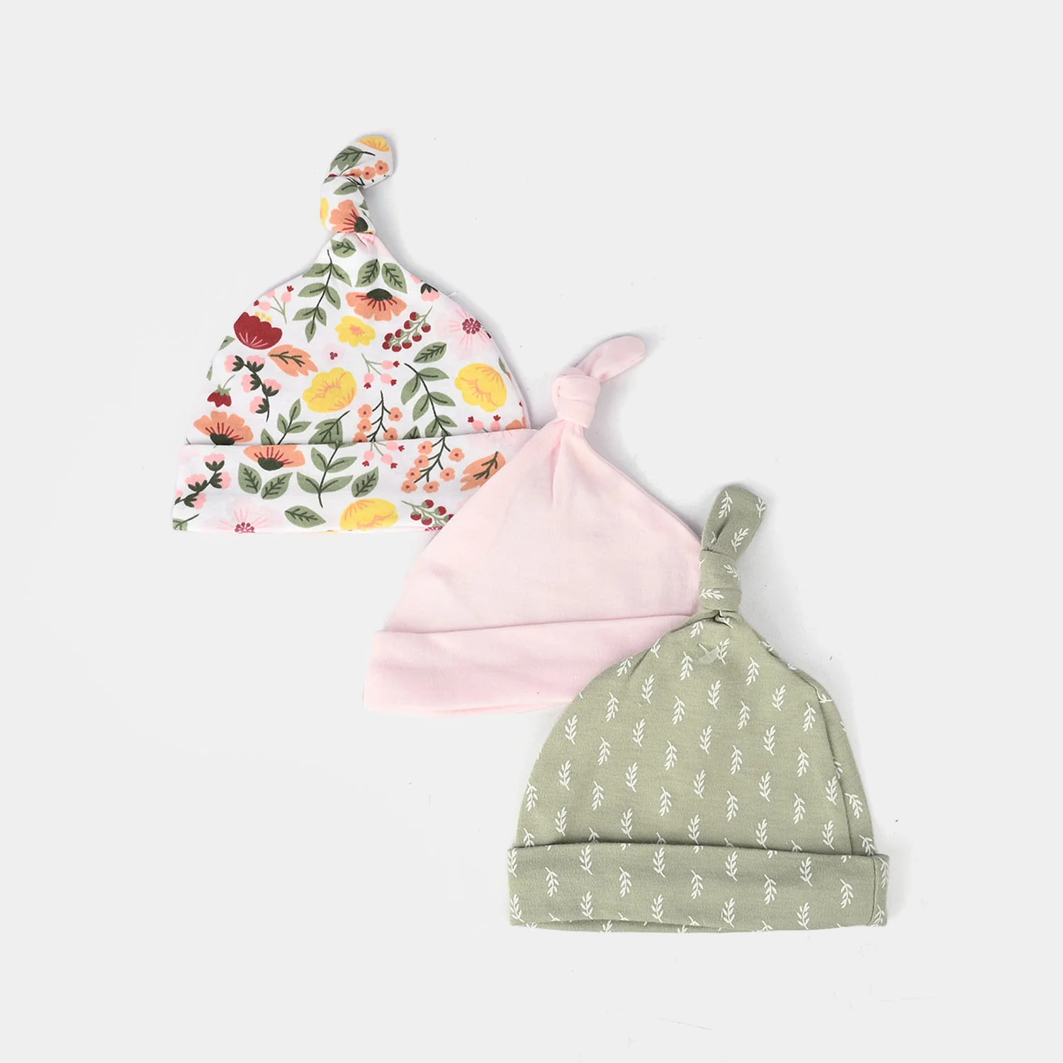 Knotted Baby Cap/Hat | 3PCs