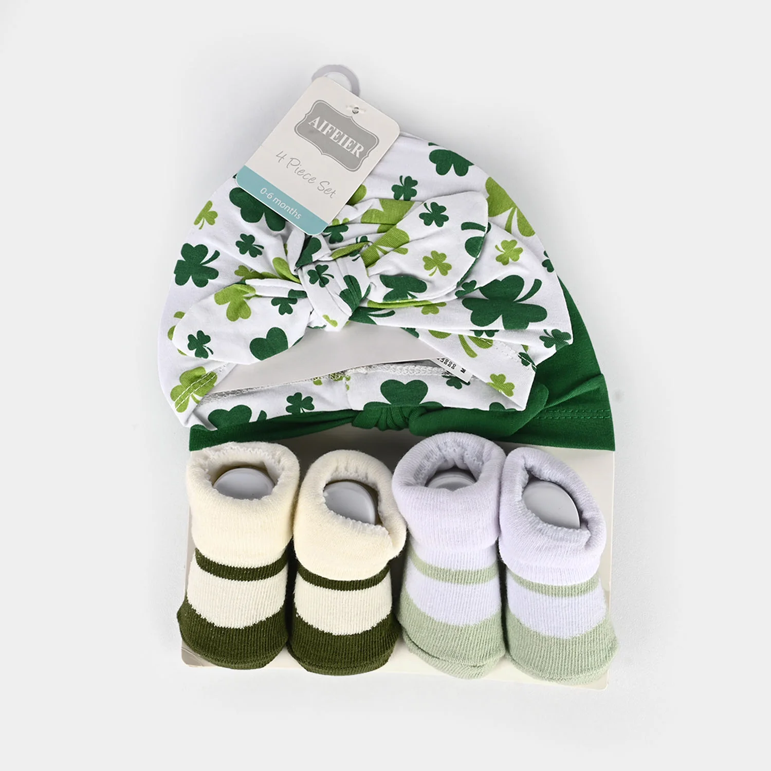 Newborn Baby Socks & Caps Set - Image 3