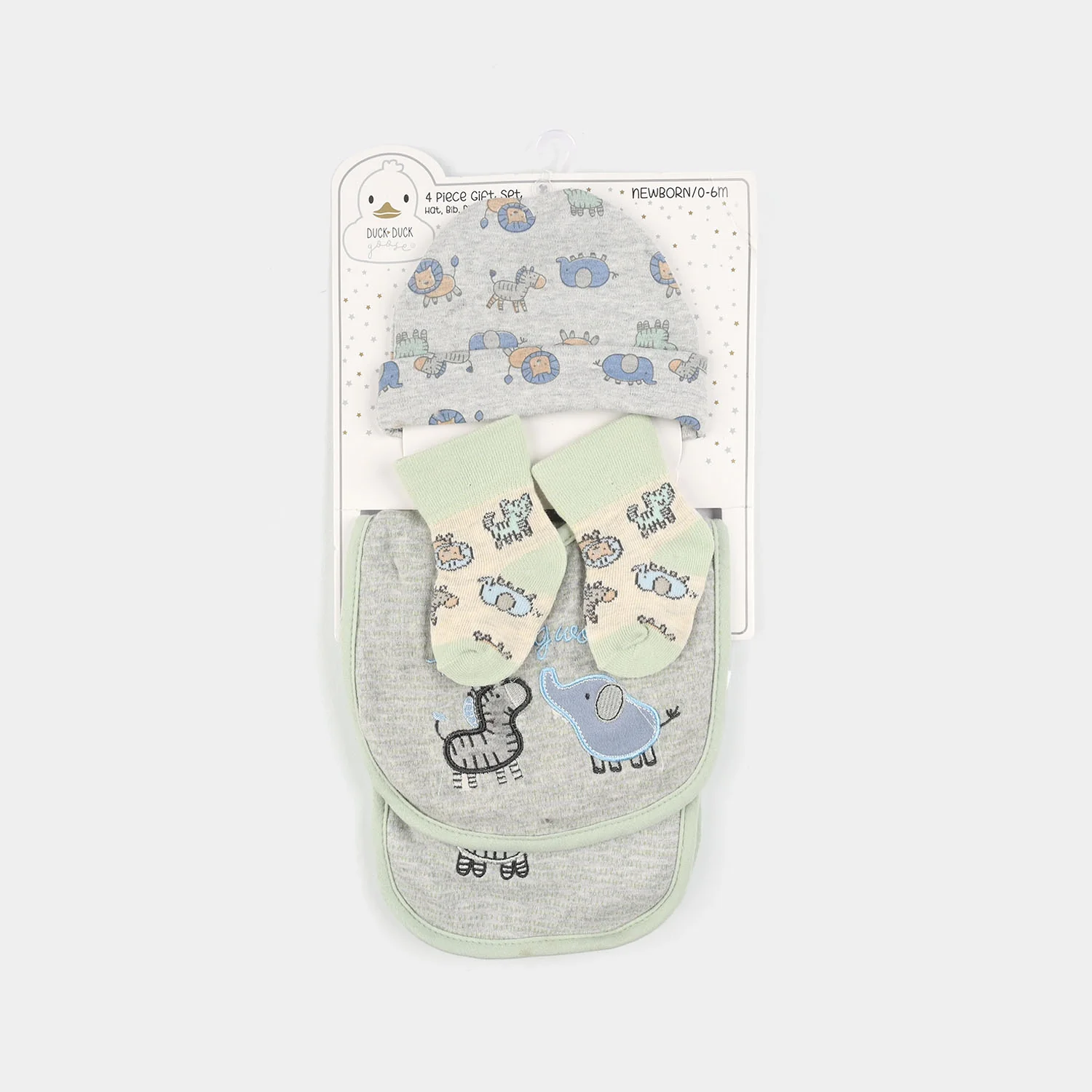 Baby Essentials Set Bib, Cap, & Socks - Image 3