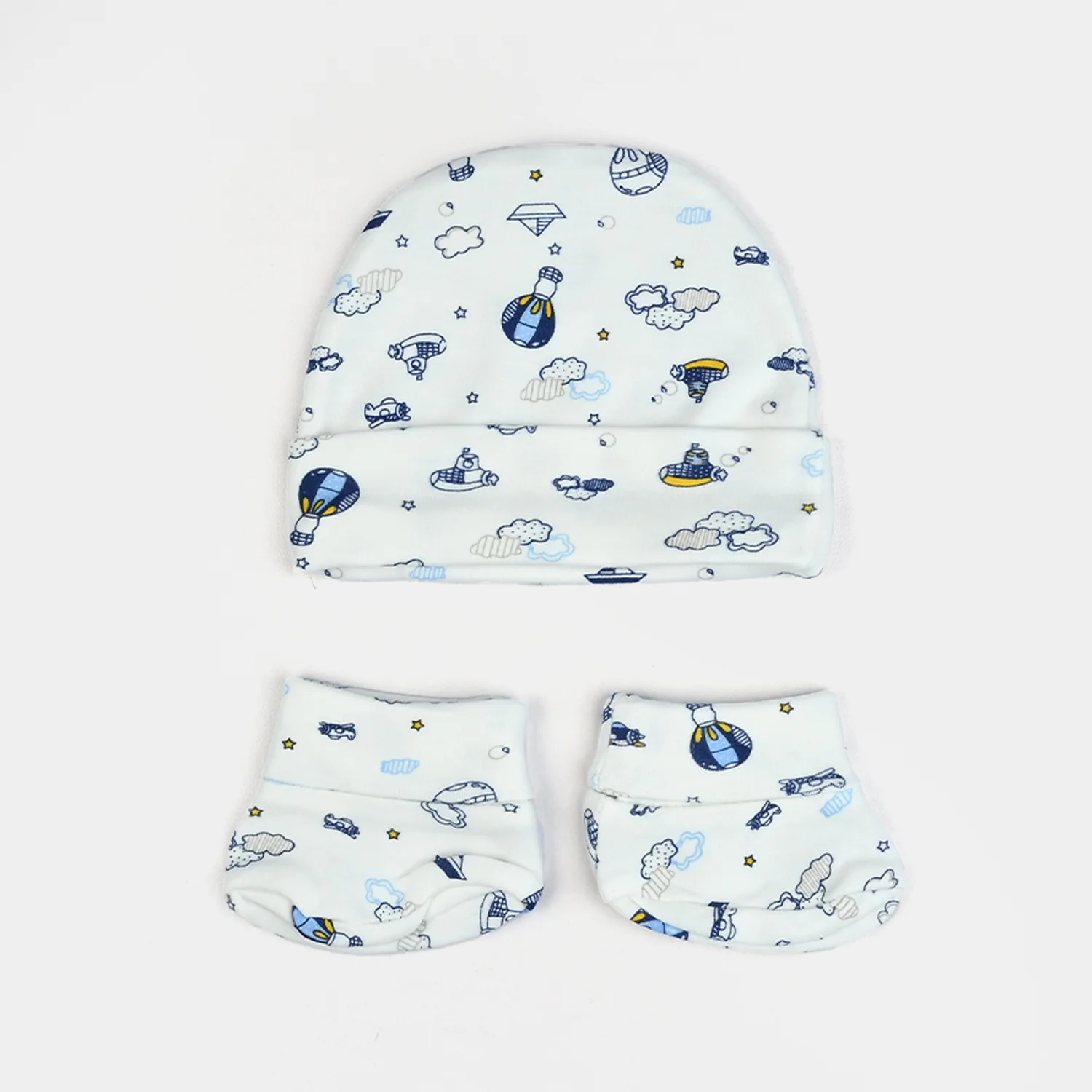 Baby Socks & Cap Bib Set | 4PCs - Image 4