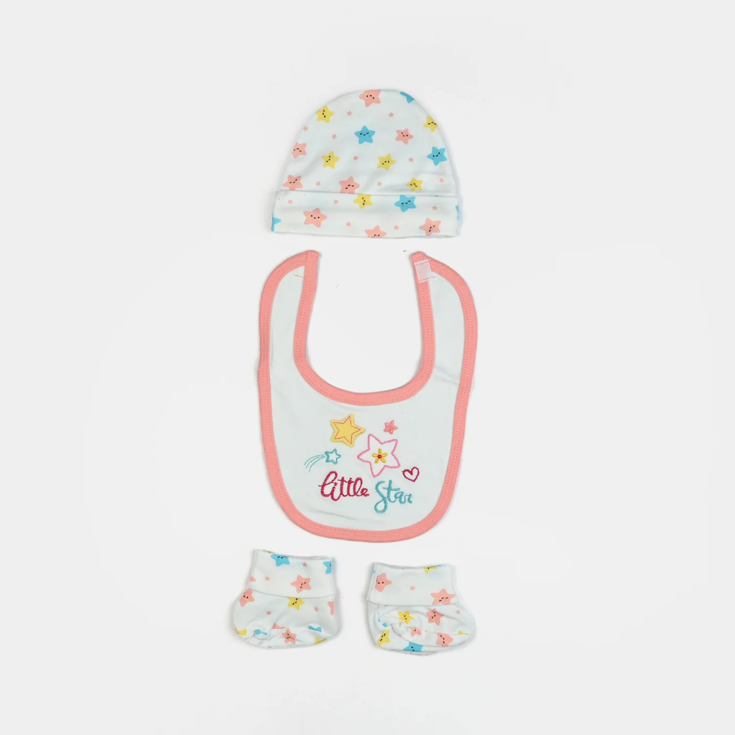 Baby Socks & Cap Bib Set | 4PCs