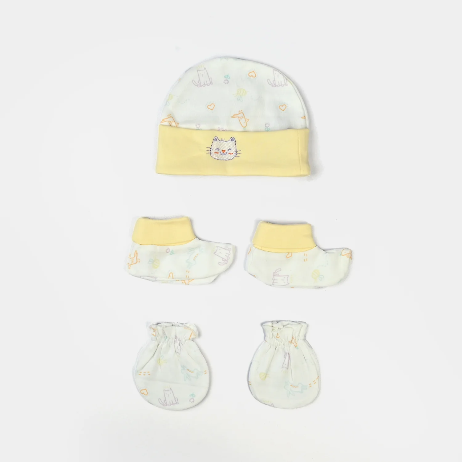 Baby Cap/Hat Mittens & Socks Set | 0M+