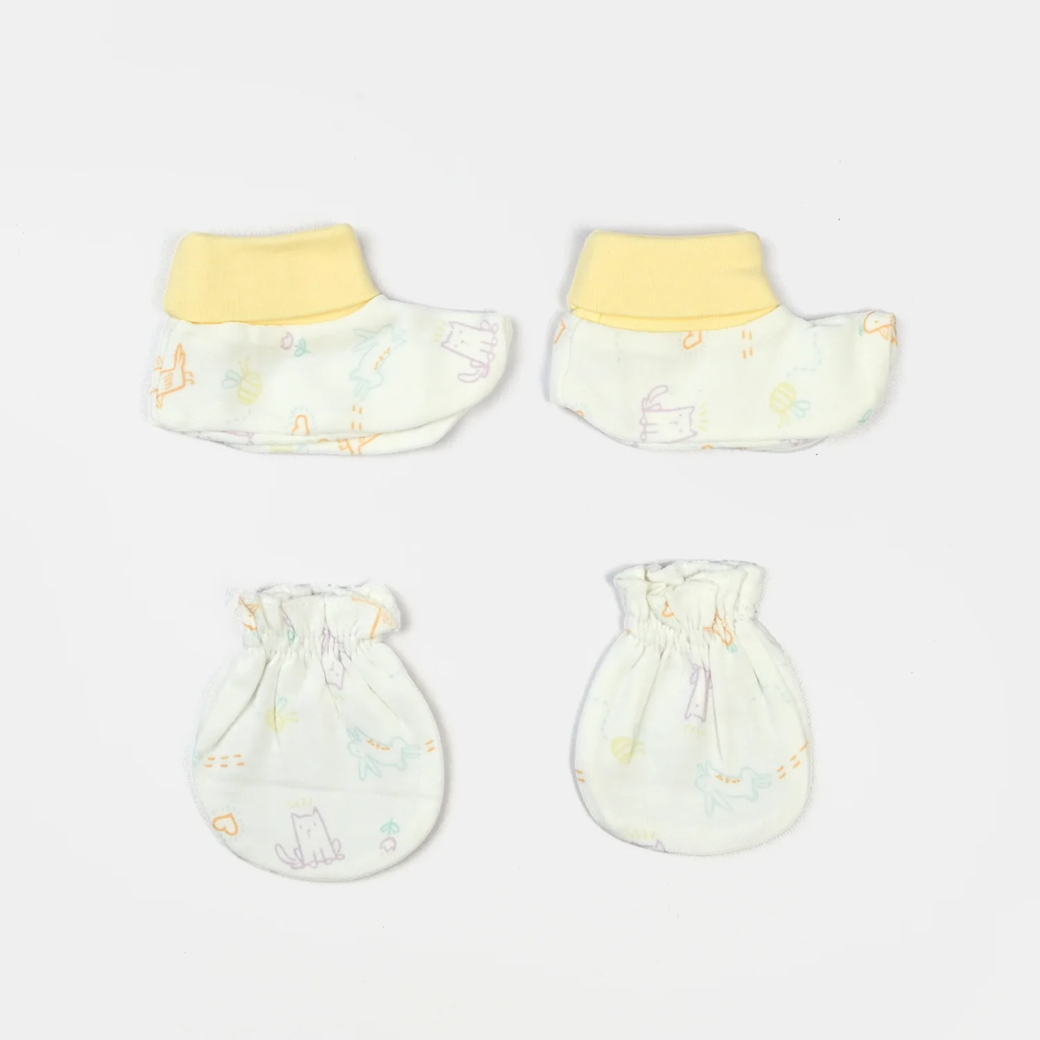 Baby Cap/Hat Mittens & Socks Set | 0M+ - Image 3