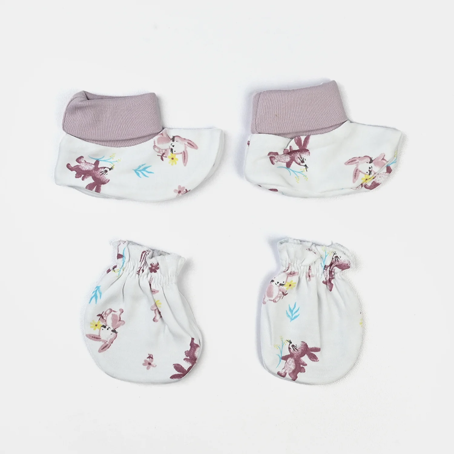 Baby Cap/Hat Mittens & Socks Set | 0M+ - Image 3
