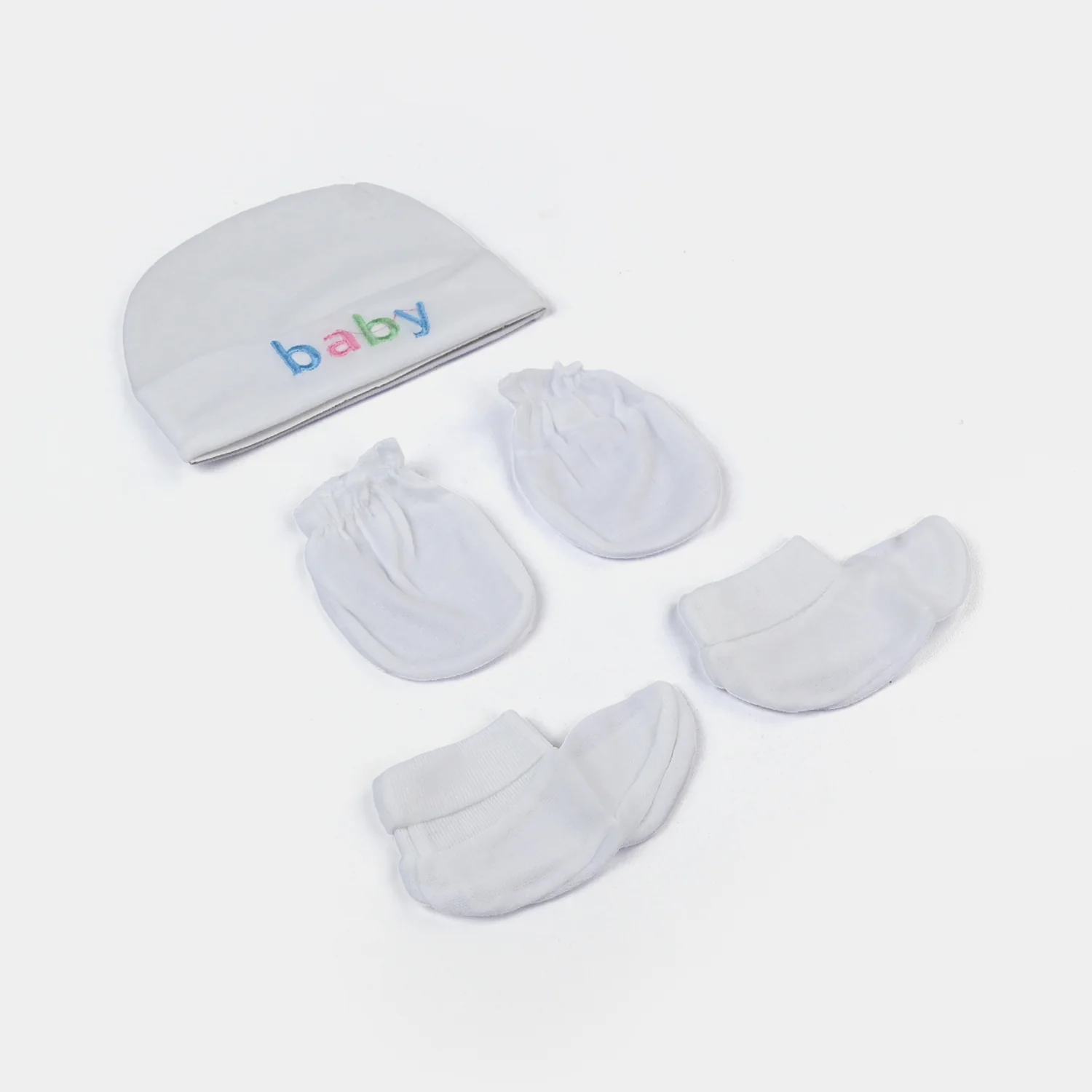 Baby Cap+Mitten+Socks Set