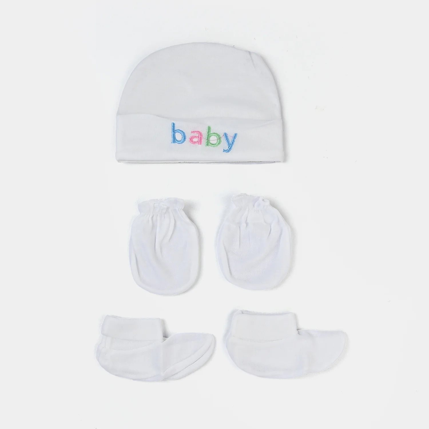 Baby Cap+Mitten+Socks Set - Image 2