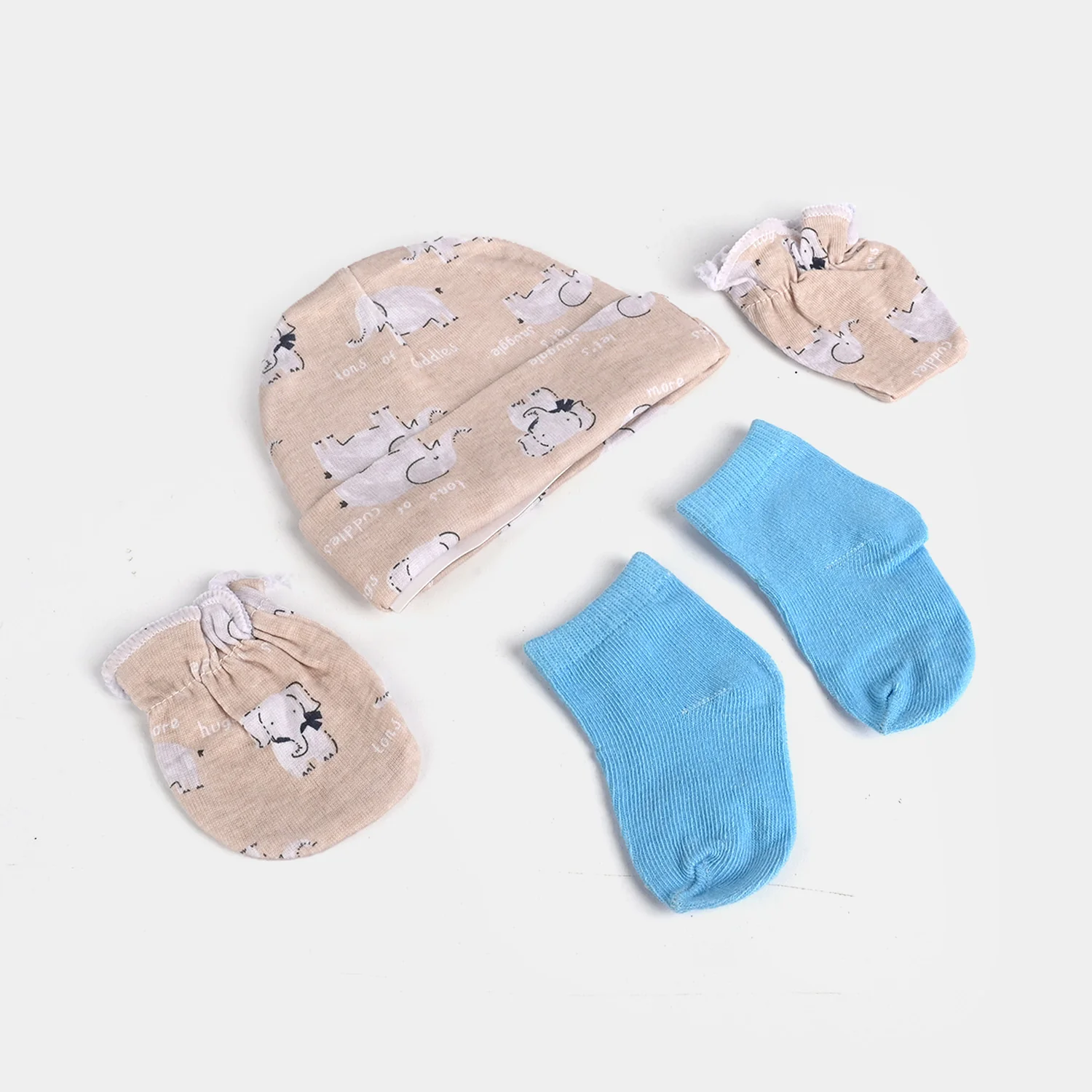Baby Cap, Mittens & Socks Set