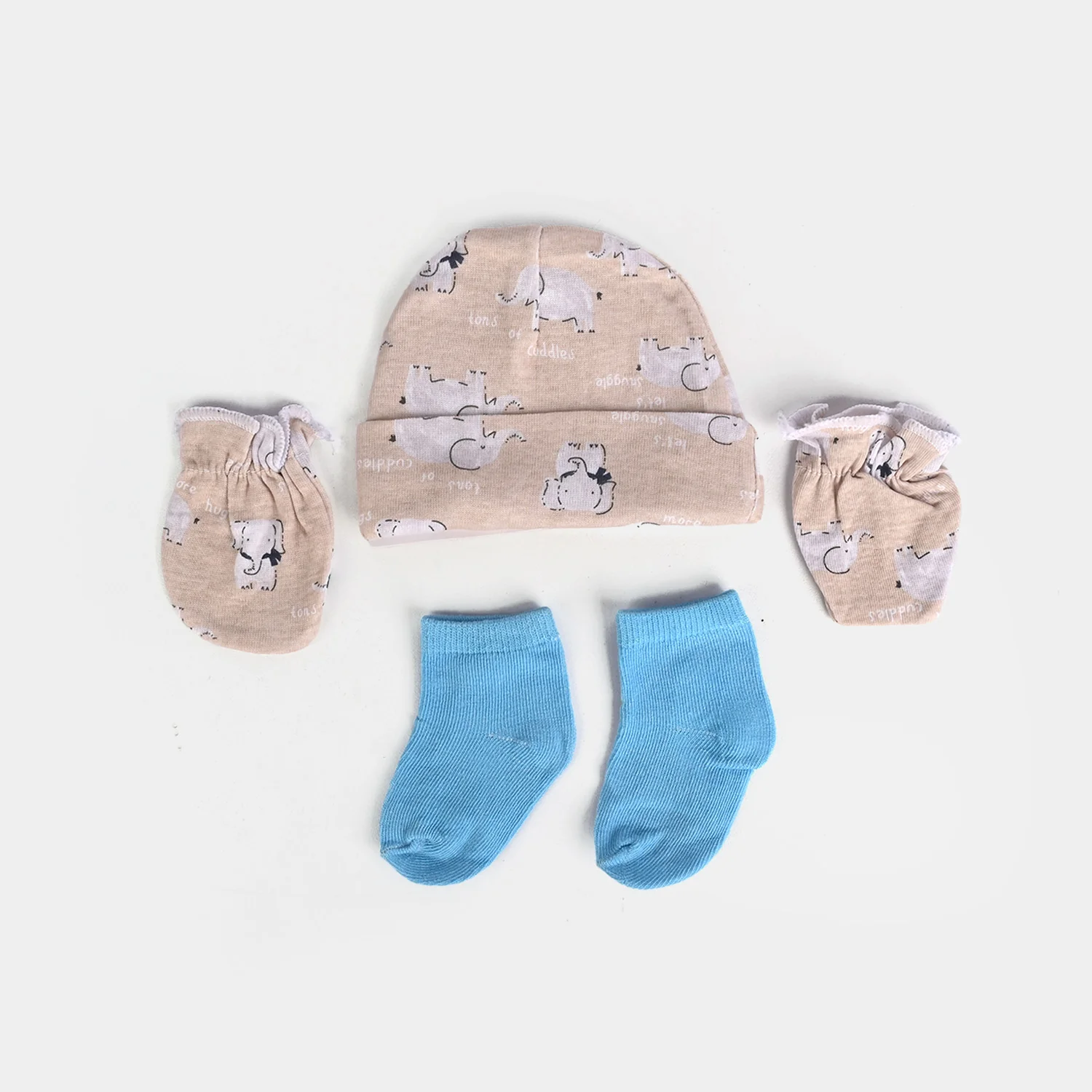 Baby Cap, Mittens & Socks Set - Image 2