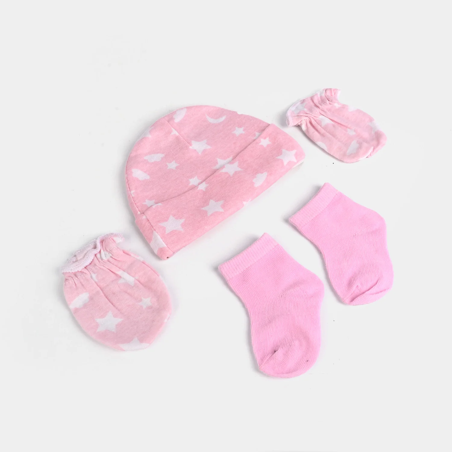 Baby Cap, Mittens & Socks Set