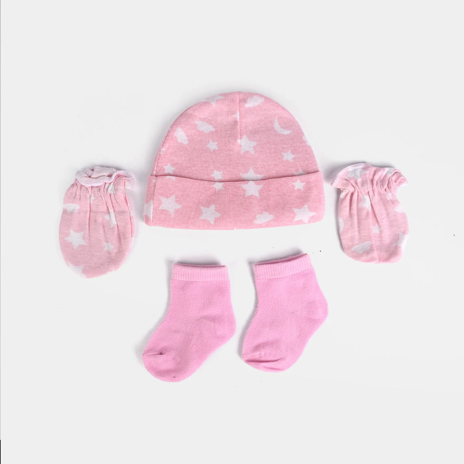 Baby Cap, Mittens & Socks Set - Image 2