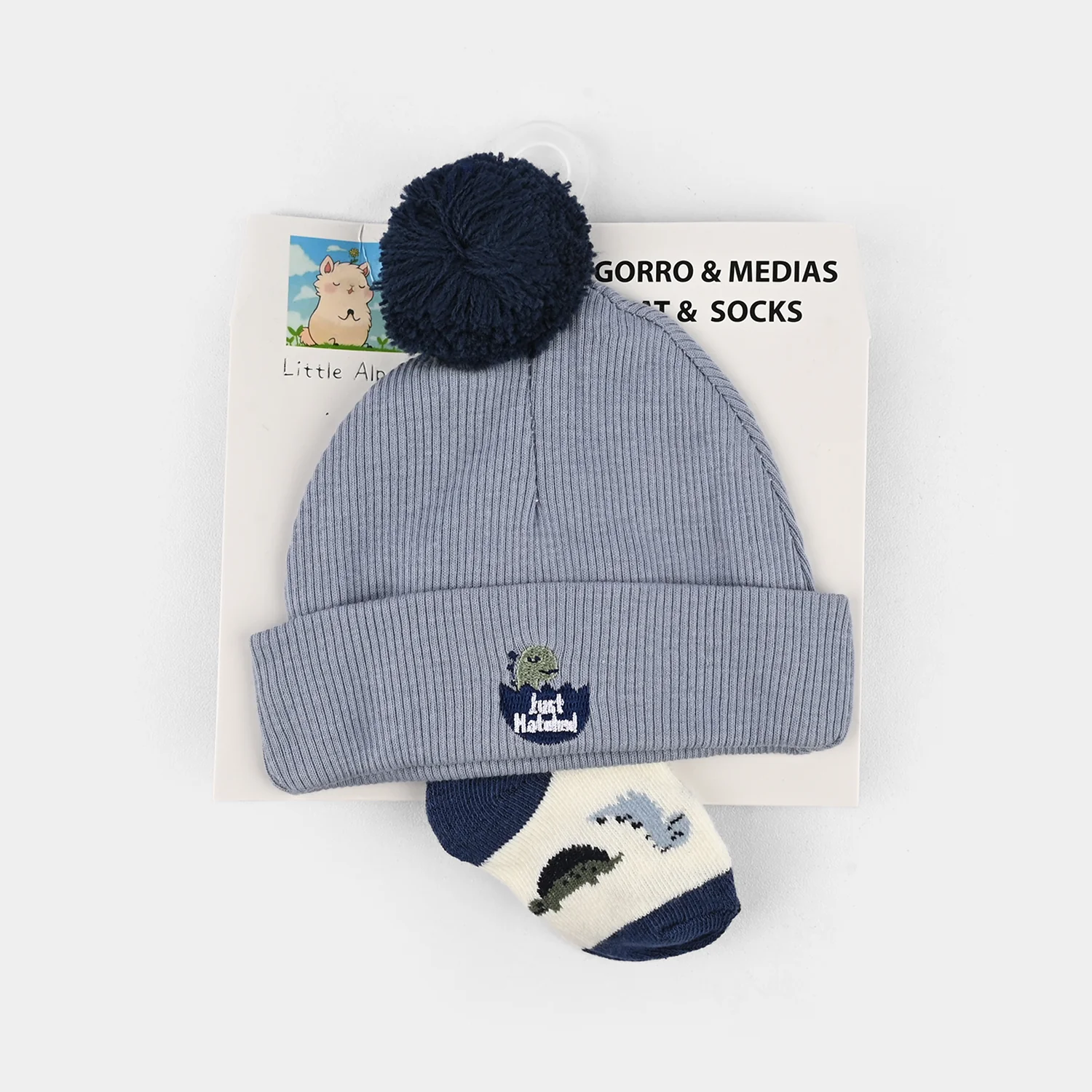 Baby Pack of 2 Warm Cap & Socks Set - Image 3