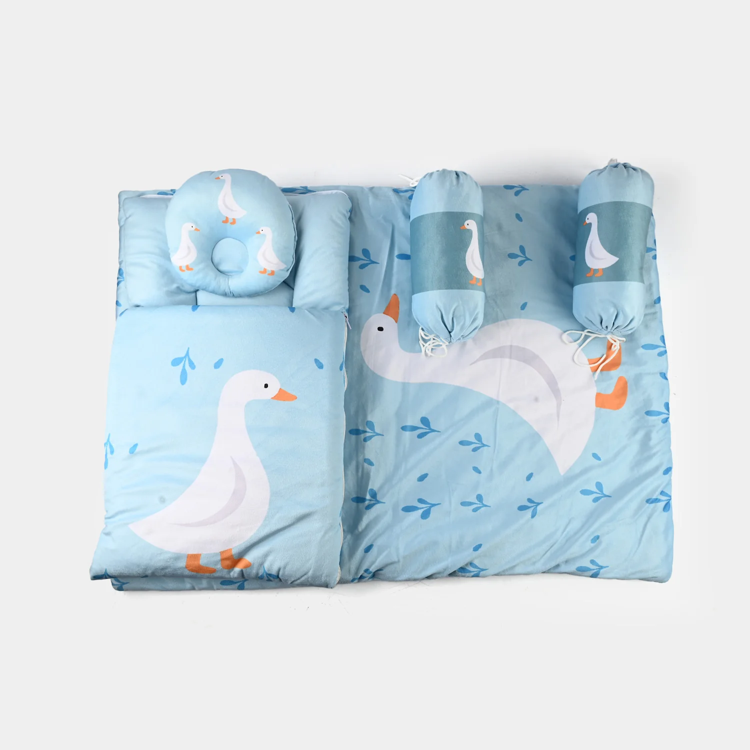 Baby Sleeping Bedding Set with Pillow & Bolsters