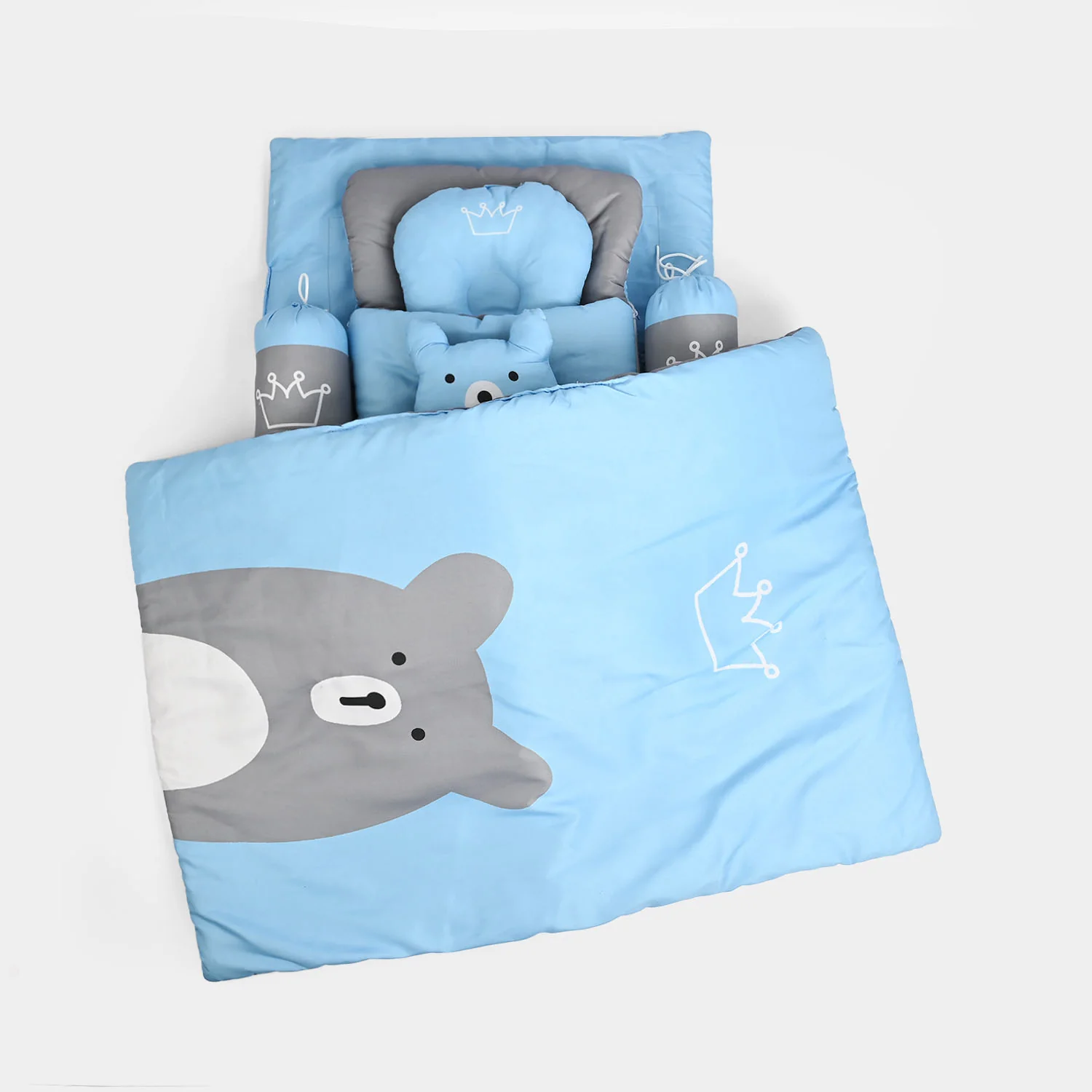 Baby Carry Nest/Bedding Set | 9PCs - Image 4