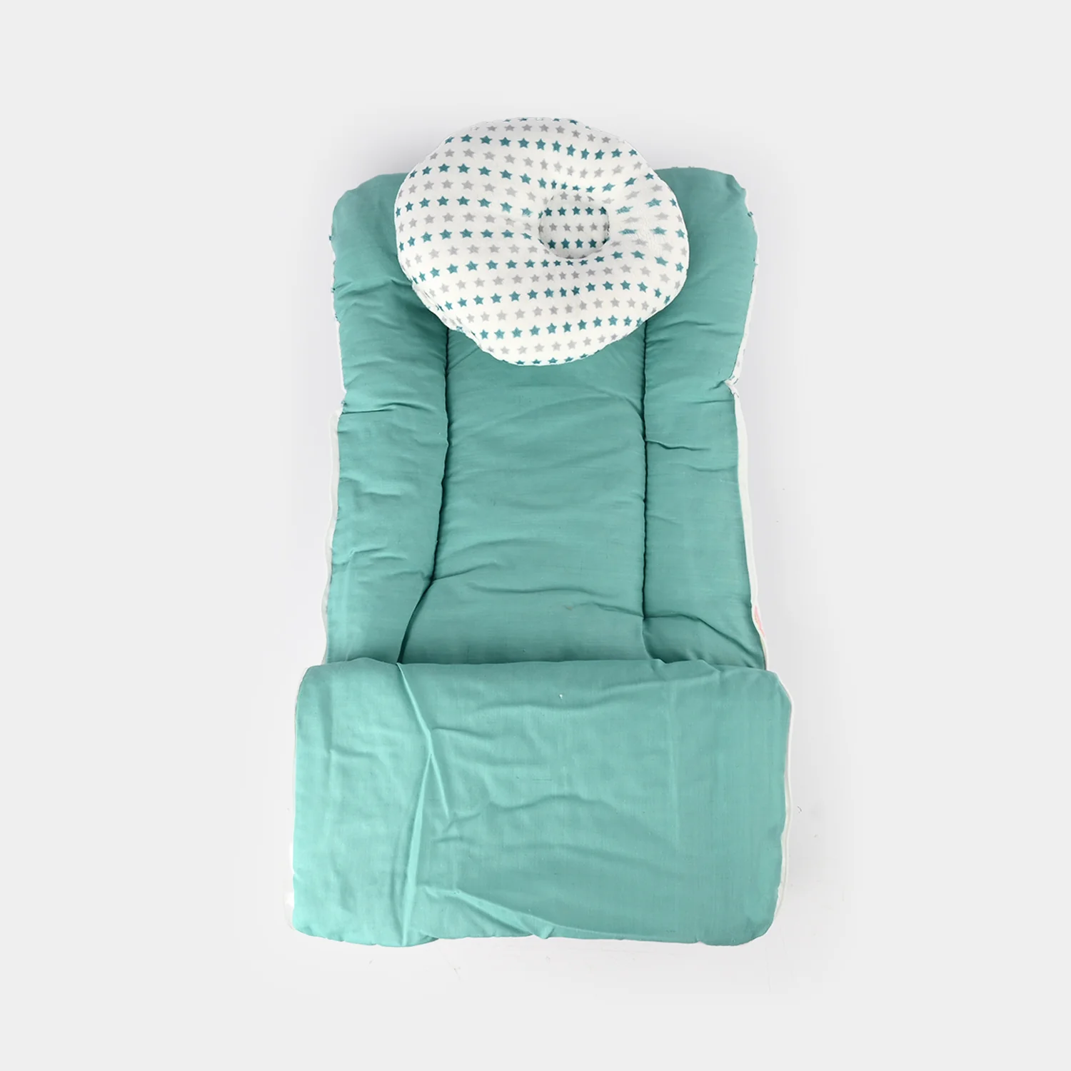Cute Printed Baby Carry Nest with Head Pillow - Image 3