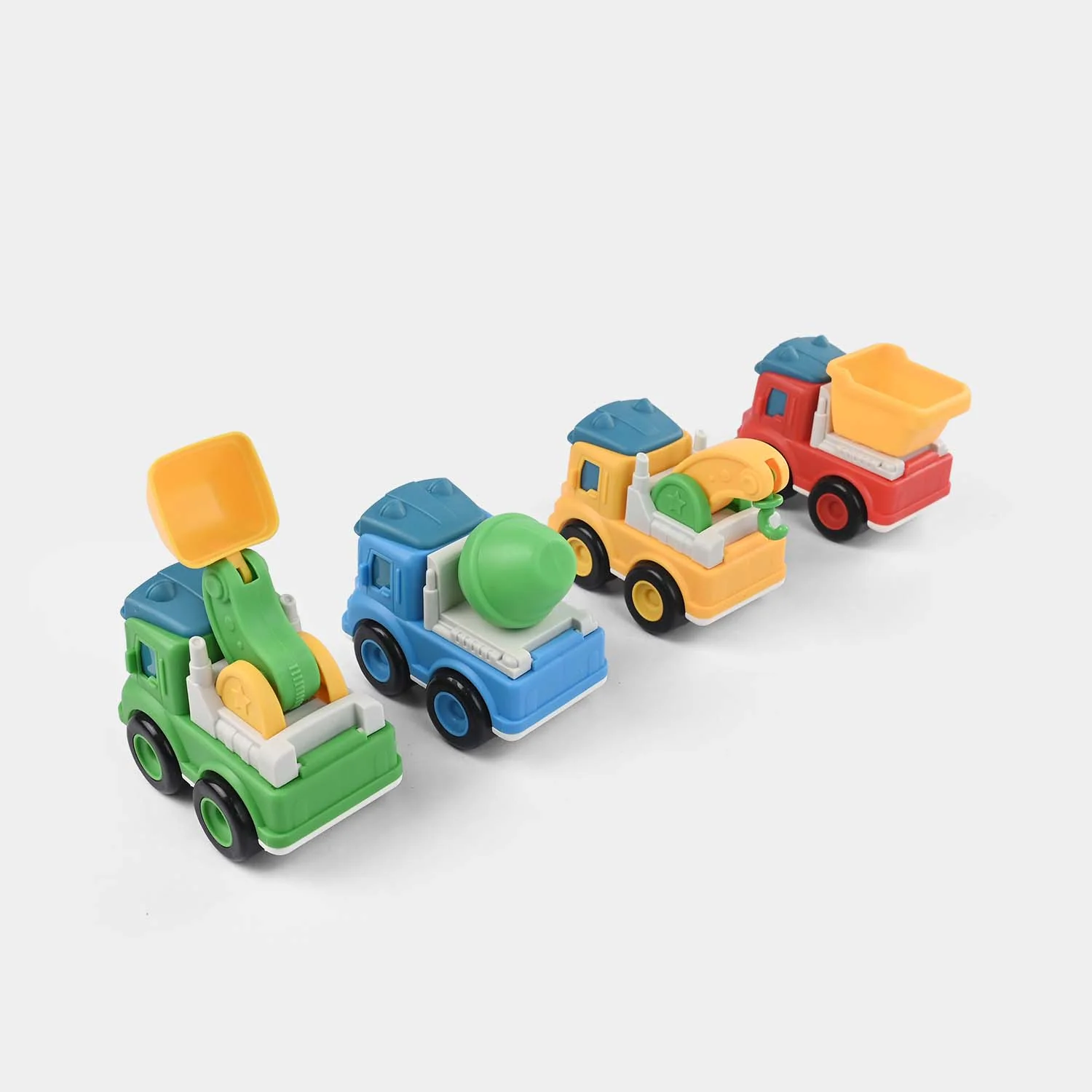 Cartoon Engineering Vehicles | Pack of 4 - Image 2