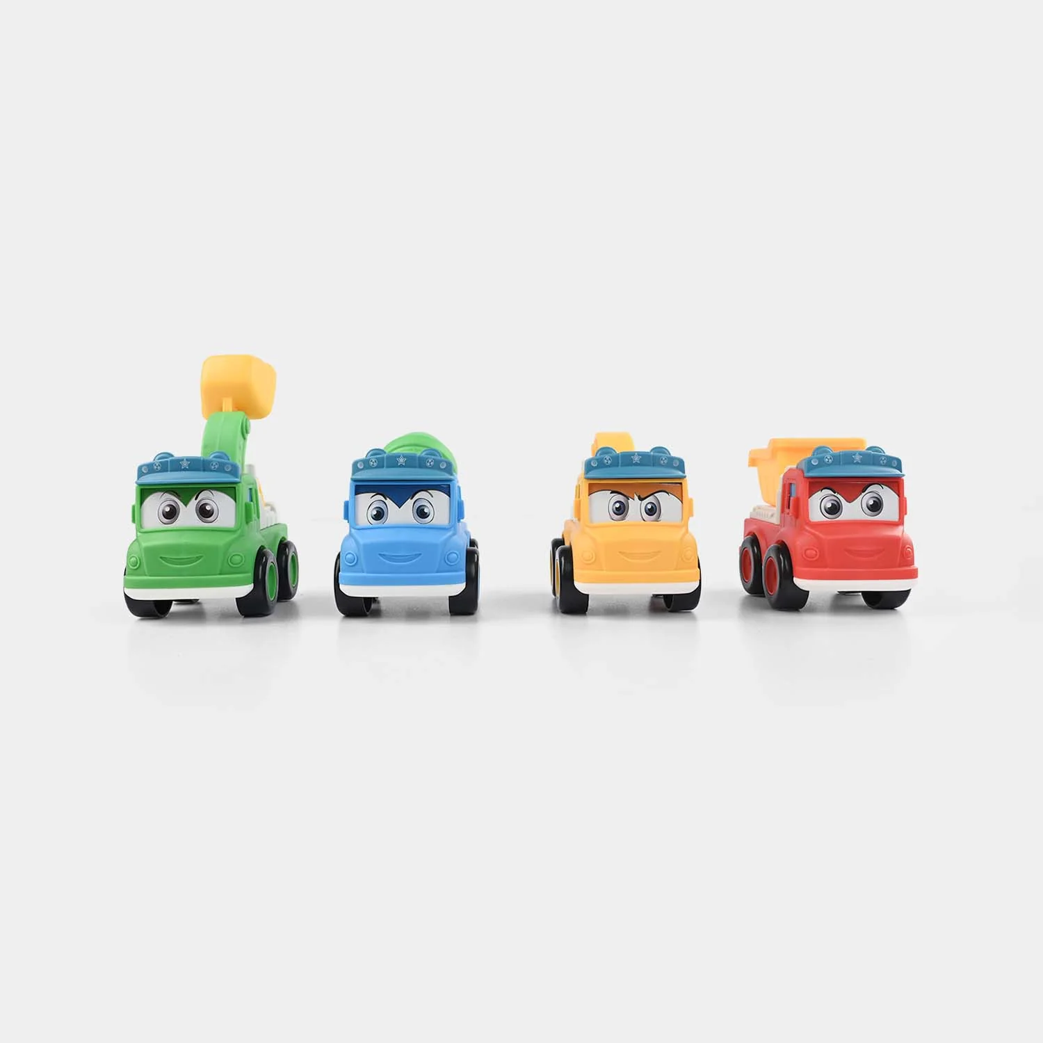 Cartoon Engineering Vehicles | Pack of 4 - Image 4