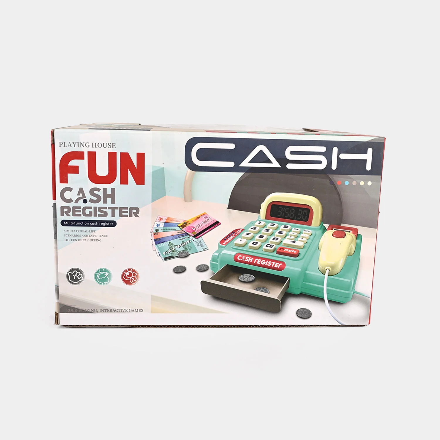 Children's Pretend Play Cash Register Toy Set - Image 6