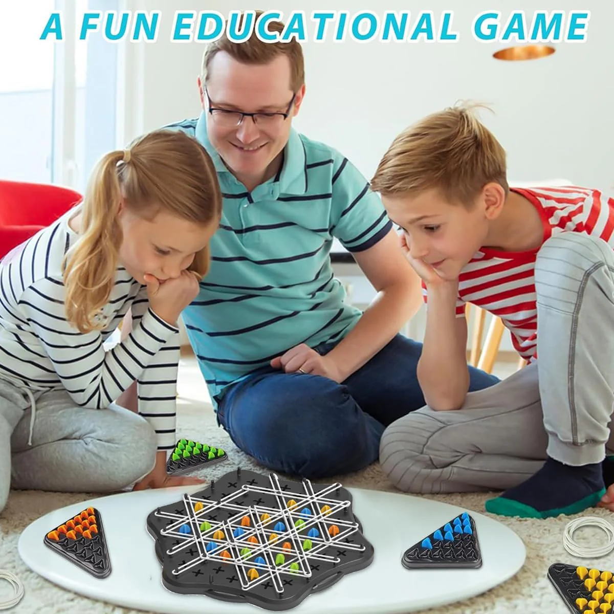 Chain Logic Chess Triggle Rubber Band Multiplayer Game - Image 3