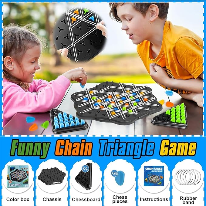Chain Logic Chess Triggle Rubber Band Multiplayer Game - Image 4