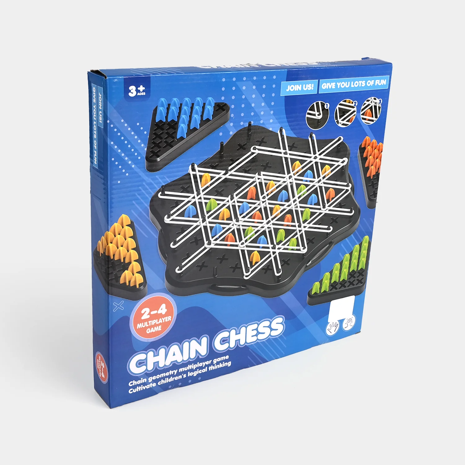 Chain Logic Chess Triggle Rubber Band Multiplayer Game - Image 6