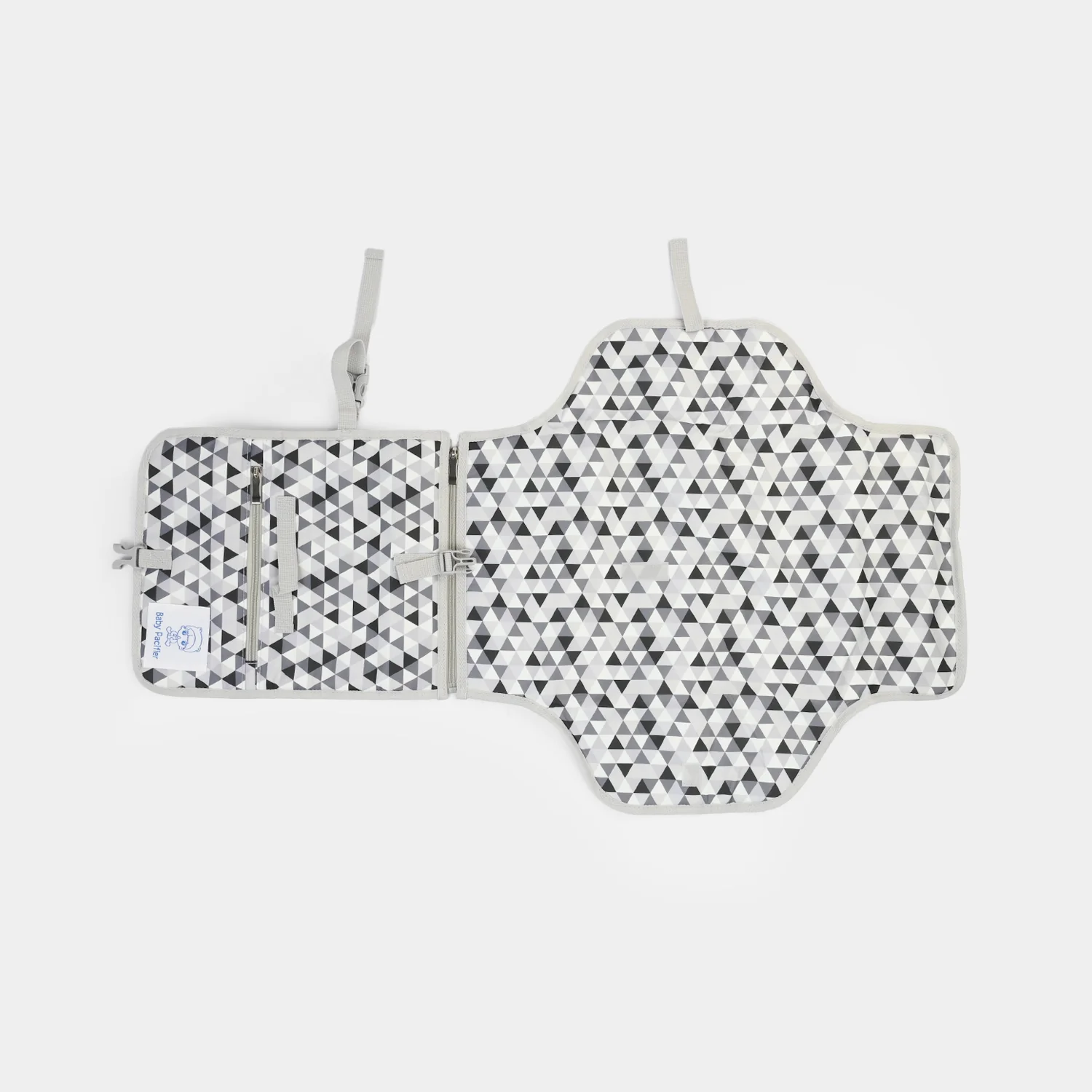 Portable Diaper Changing Clutch with Storage Pockets - Image 2