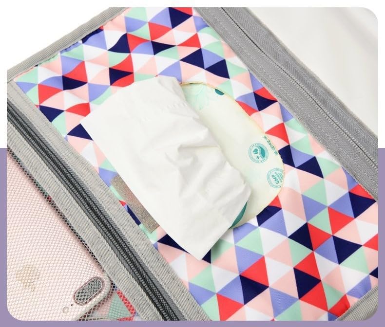 Portable Diaper Changing Clutch with Storage Pockets - Image 4